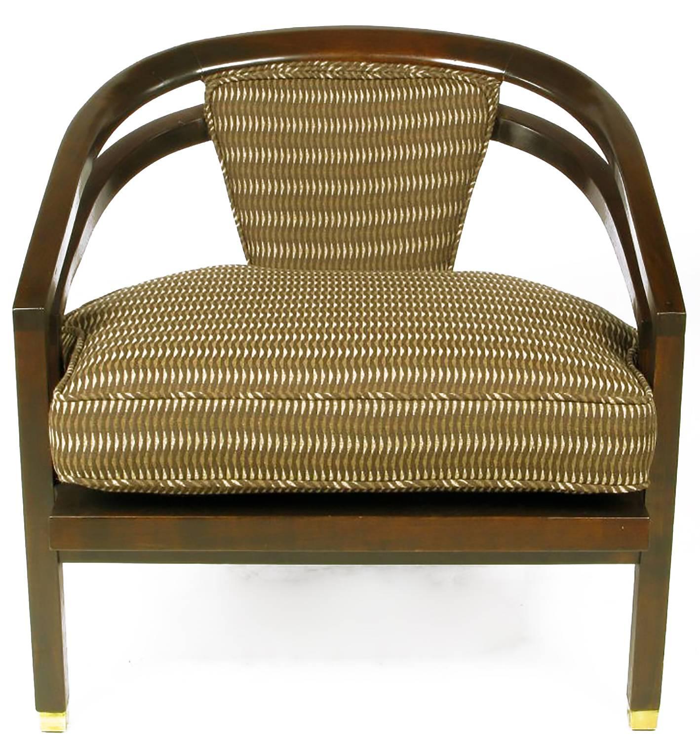 Pair of Elegant 1960s Club Chairs by Century In Excellent Condition For Sale In Chicago, IL