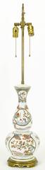 Hand-Painted French Porcelain Chinoiserie Table Lamp