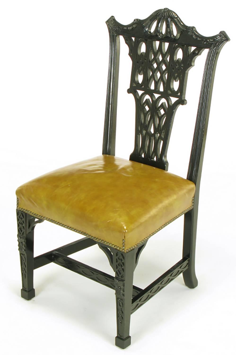 china leather dining chairs