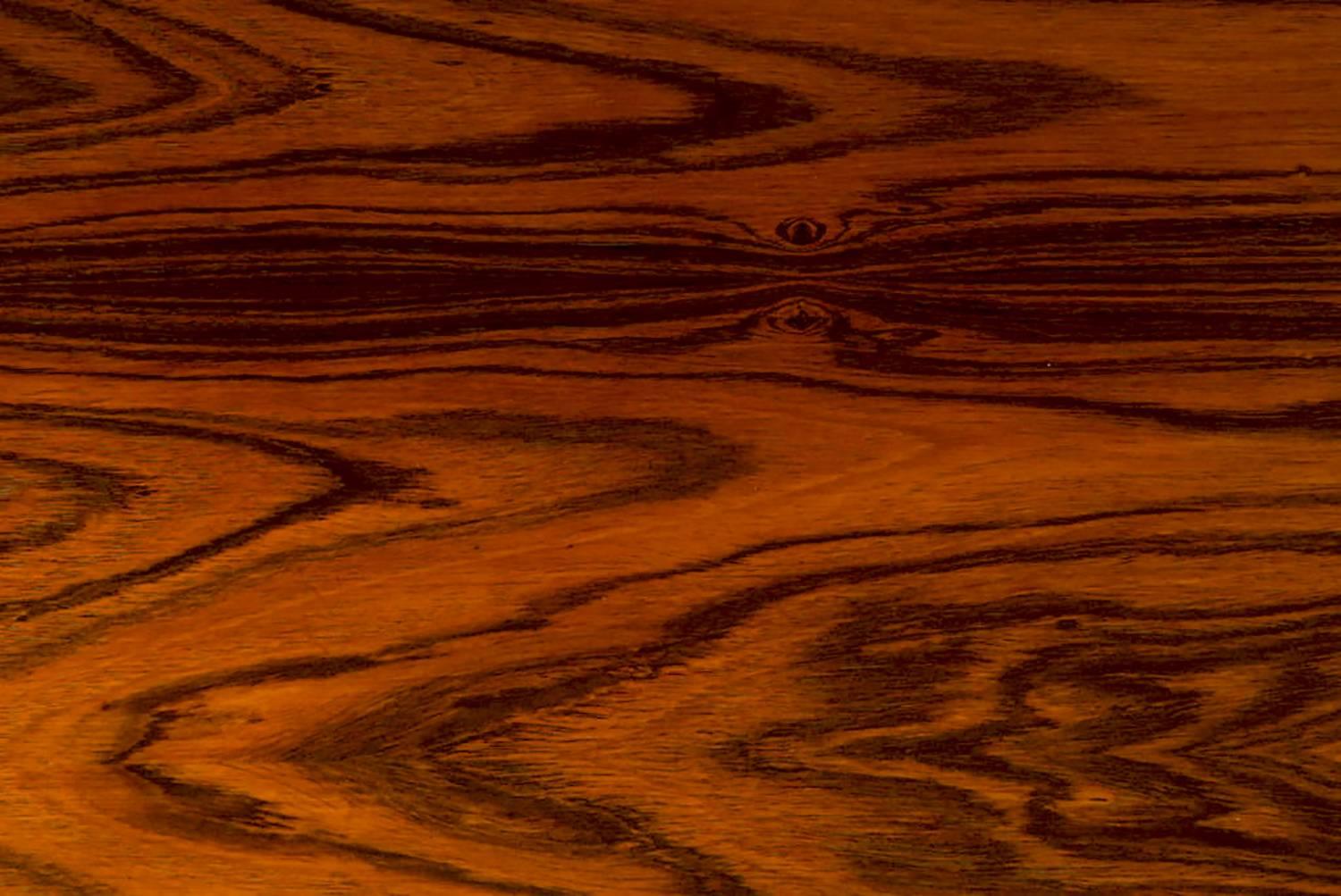 Bois de rose Table basse à pieds Parsons en noyer et bois de rose Edward Wormley pour Dunbar en vente