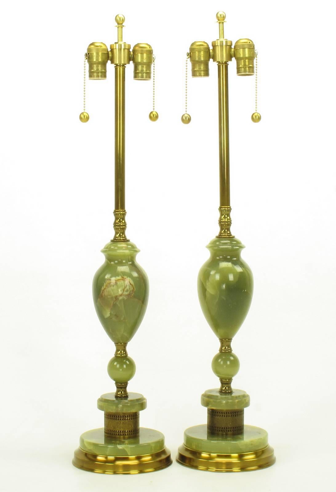 green onyx table lamp