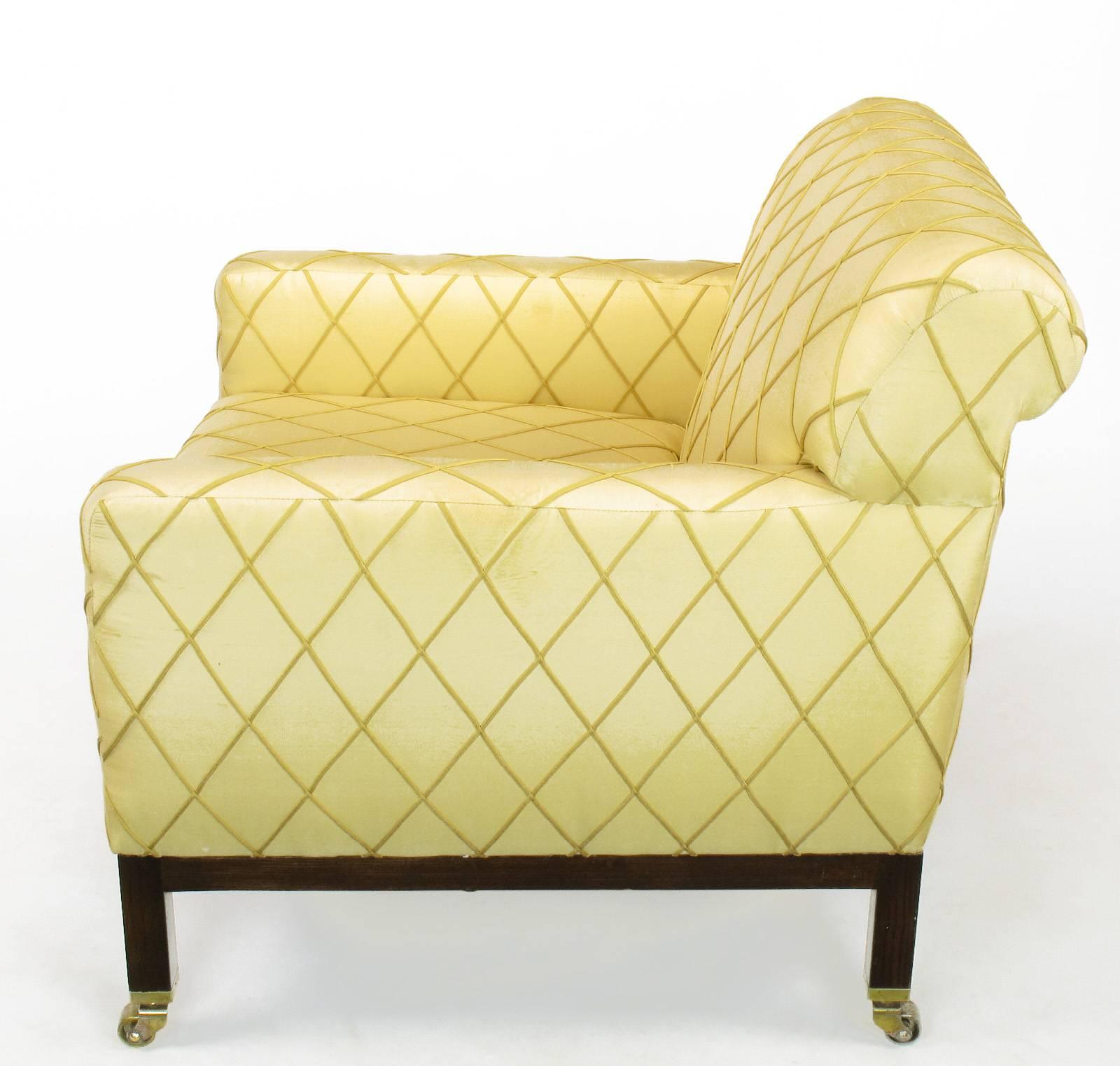 American Edward Wormley for Dunbar Rolled Back Club Chair