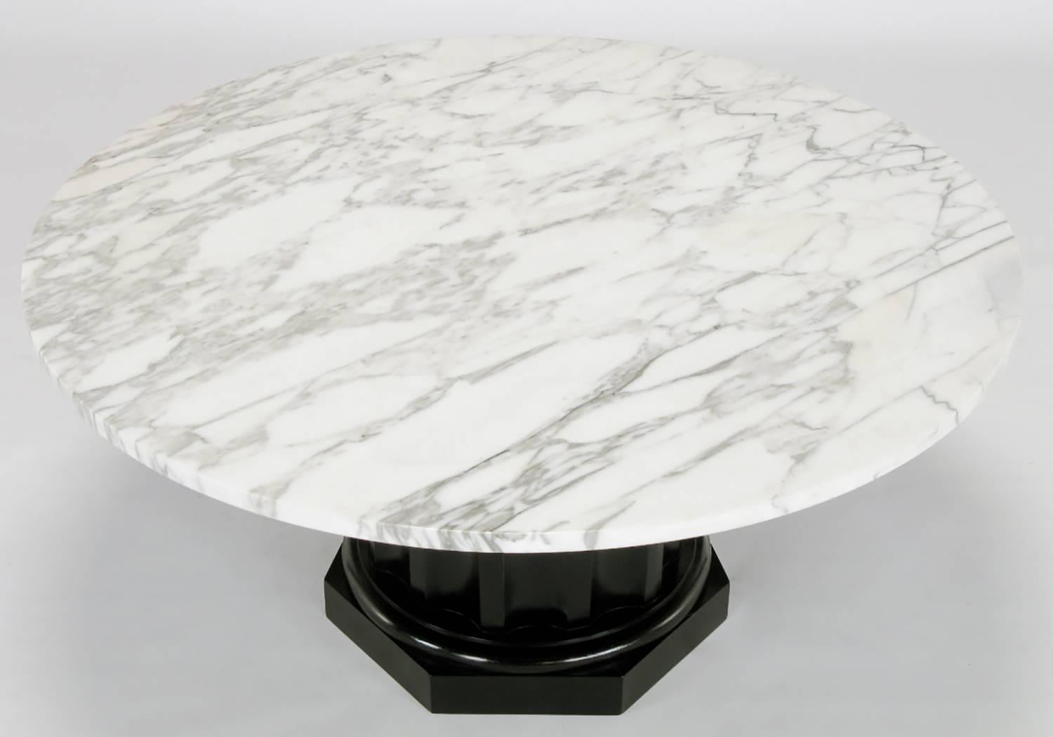 fluted coffee table white