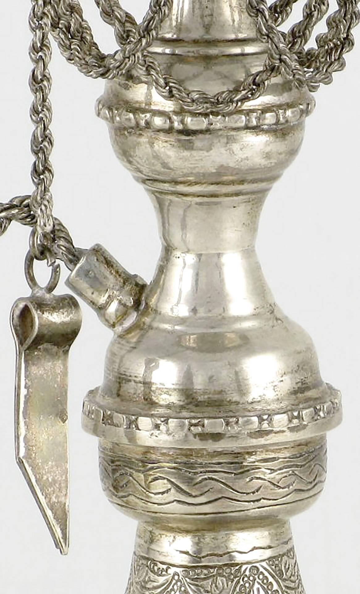Early 20th Century Persian Sterling Silver Incense Burner 1