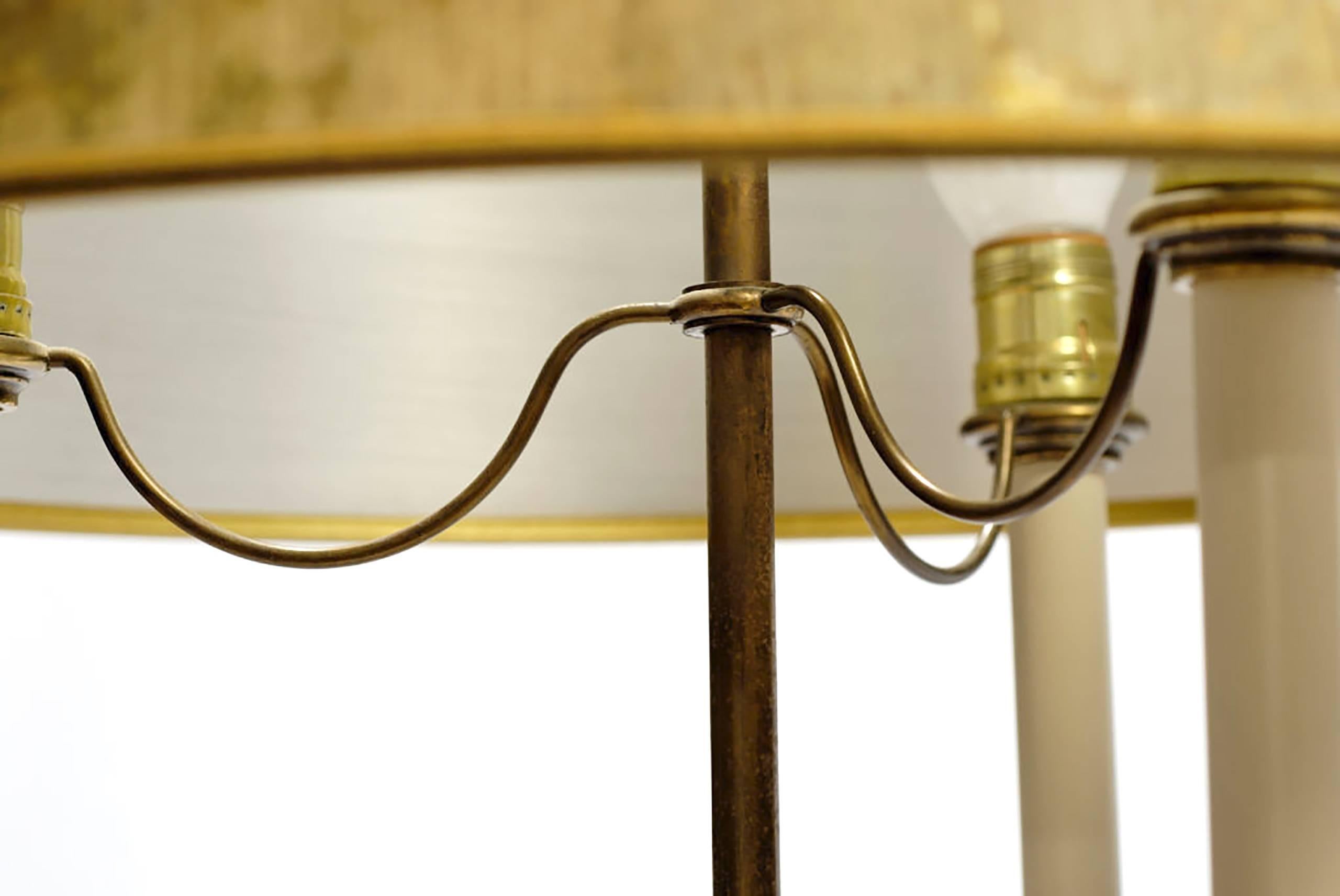 stiffel brass and crystal lamps