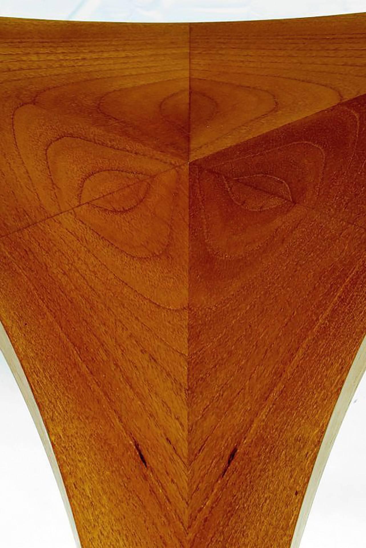 teak glass coffee table