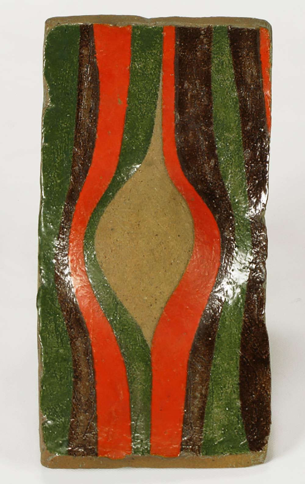 Japanese Tomiya Matsuda Abstract Modern Ceramic Sculpture For Sale