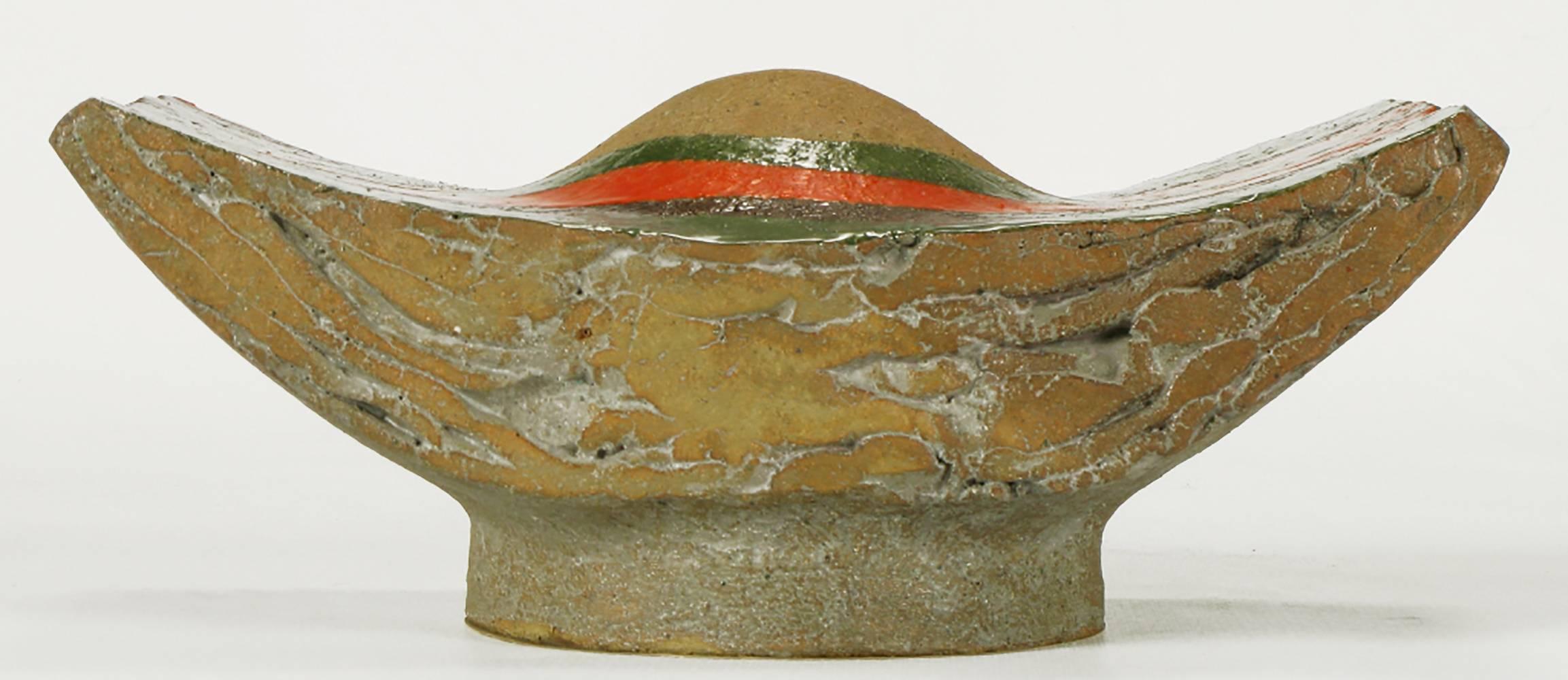 Abstrakte moderne Keramik-Skulptur von Tomiya Matsuda (Glasiert) im Angebot