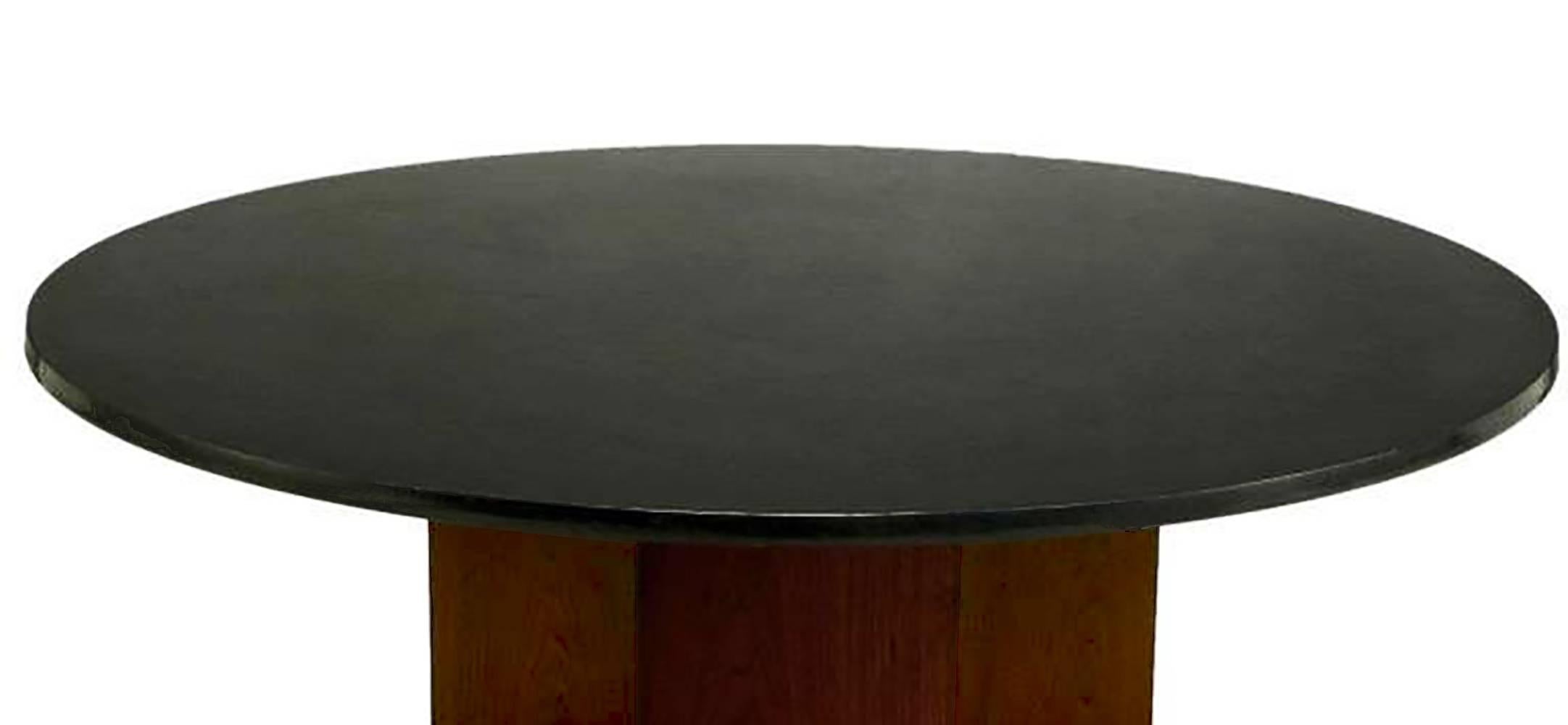 American Fred Kemp Walnut and Slate Coffee Table