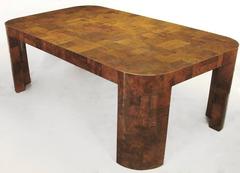 Paul Evans Patchwork Walnut Burl Dining Table