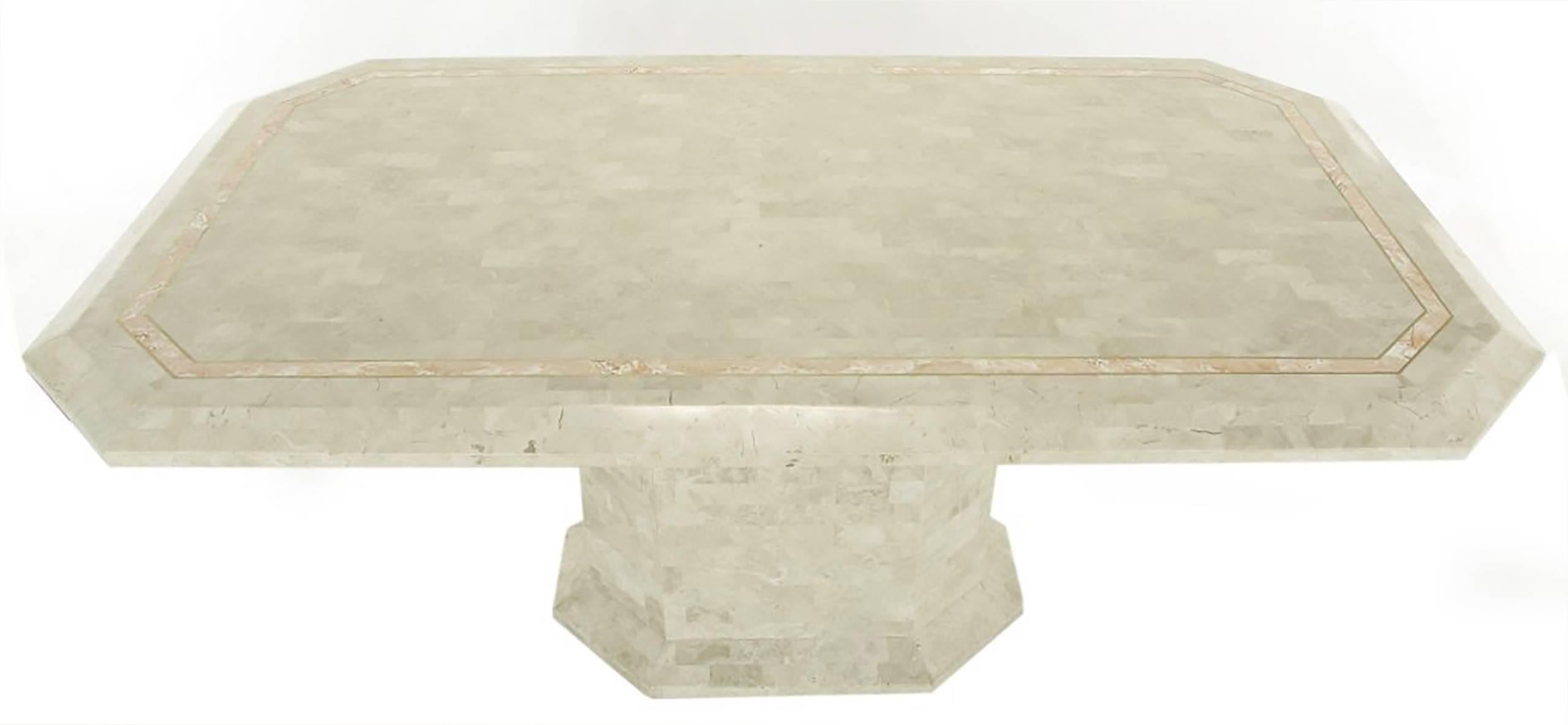 fossil stone dining table