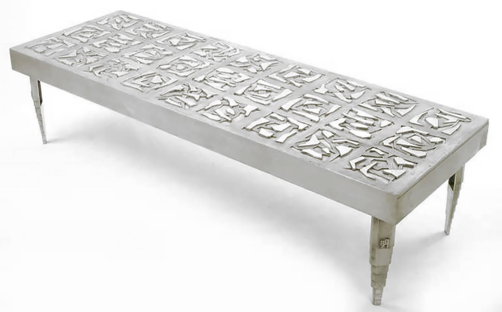 cast aluminium coffee table