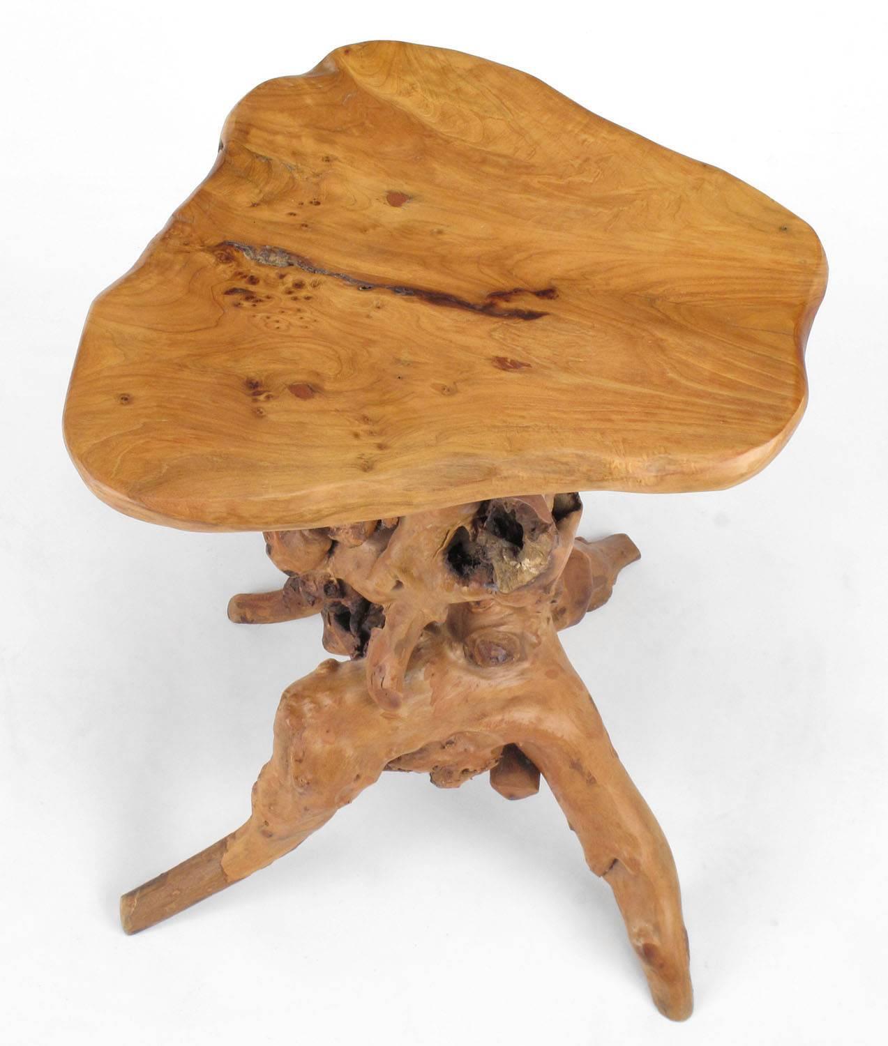 Organic Free-Form Cypress Root Side Table 2