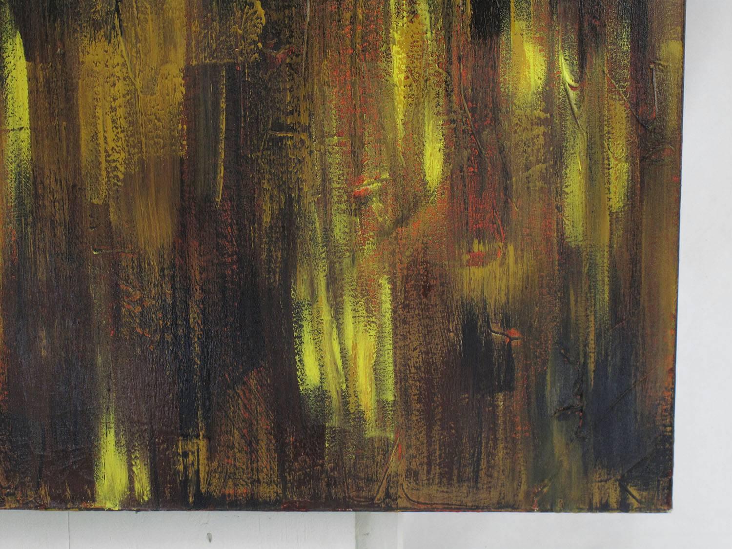 XXIe siècle et contemporain Peinture à l'huile expressionniste abstraite de Bryan Boomershine, 2004 en vente