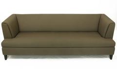 Paolo Piva Tuxedo Sofa in Grey Wool Crepe by Wittmann Austria