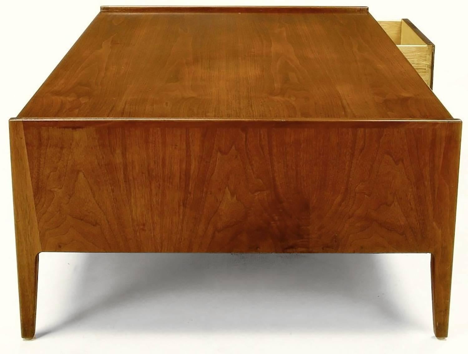 American Richard Thompson for Glenn of California Walnut Coffee Table