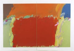 James Byrd Estadounidense Siglo XX, Gouache titulado "Domingo de petardos