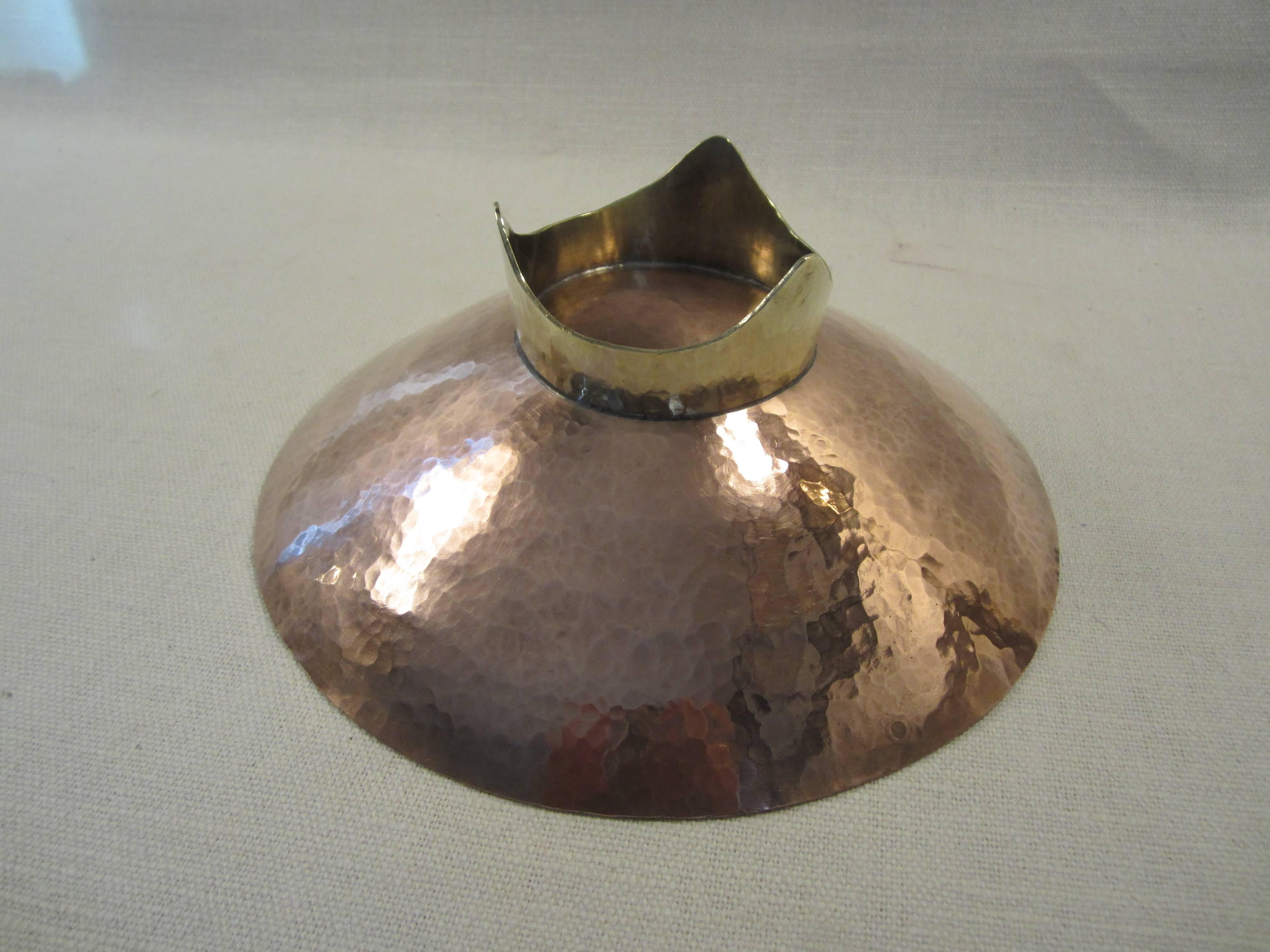 19th Century Copper and Brass Bowl