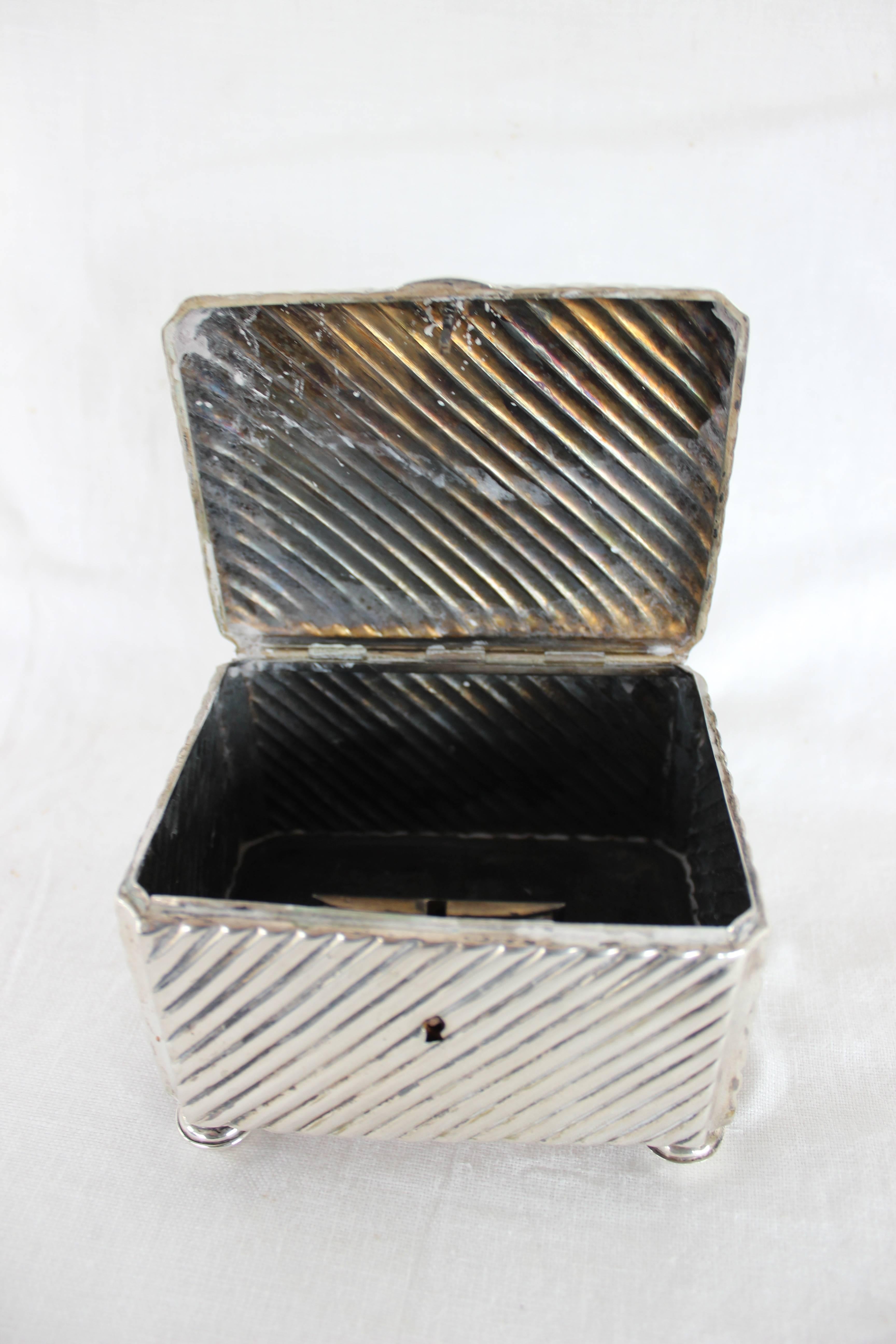 19th Century Austrian Silverplate Box 2