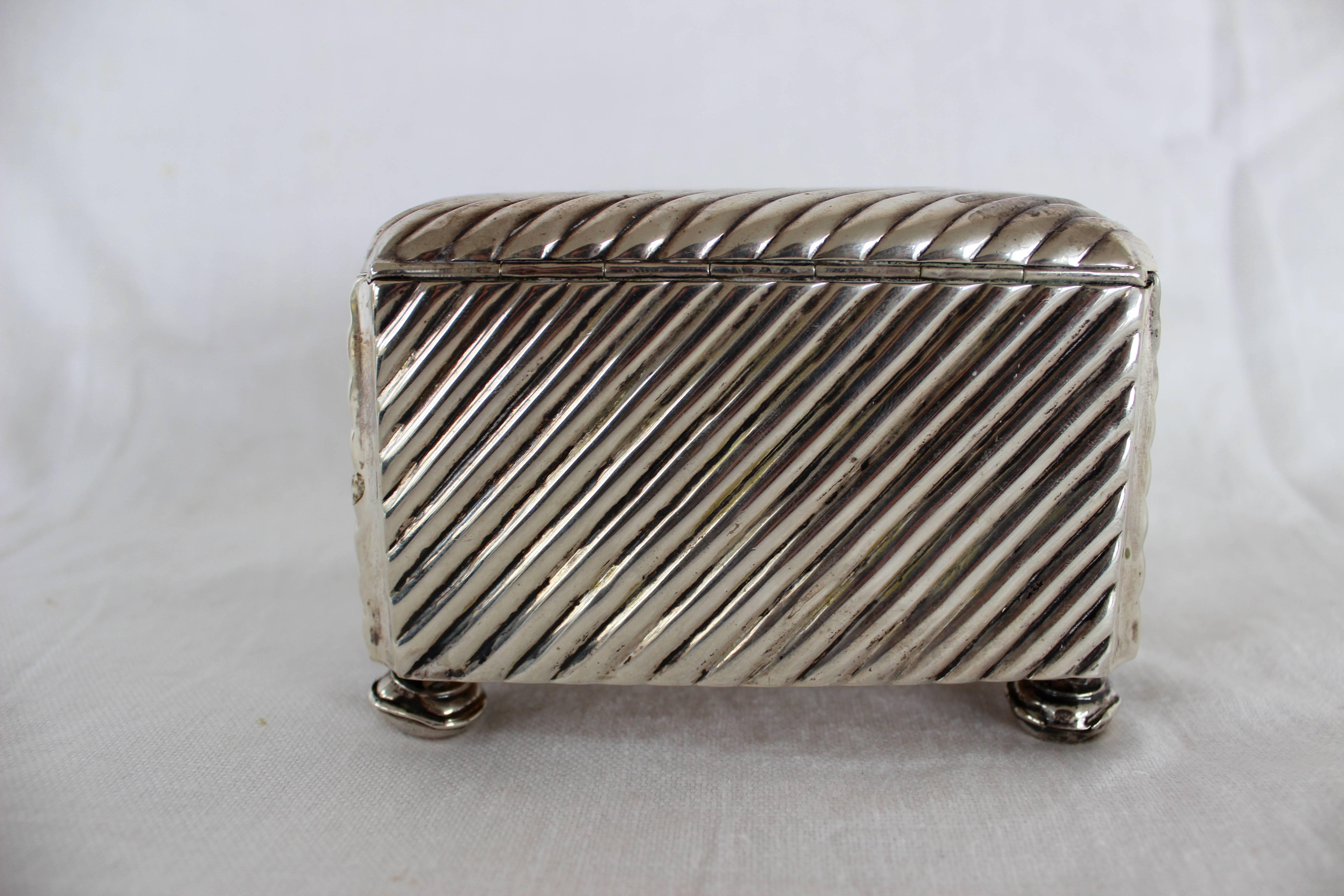 19th Century Austrian Silverplate Box In Excellent Condition In East Hampton, NY