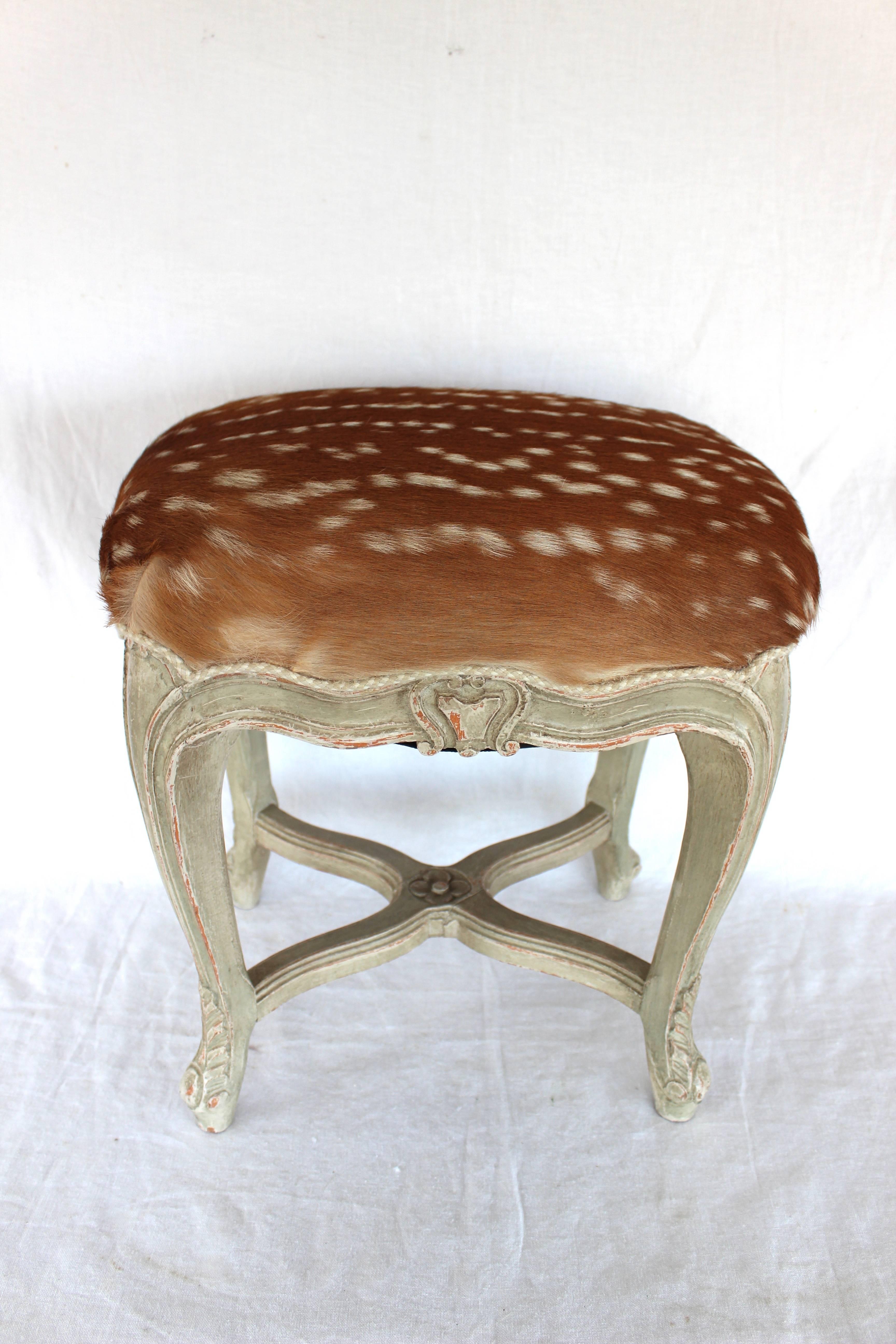 20th Century Louis XV Style Stool For Sale