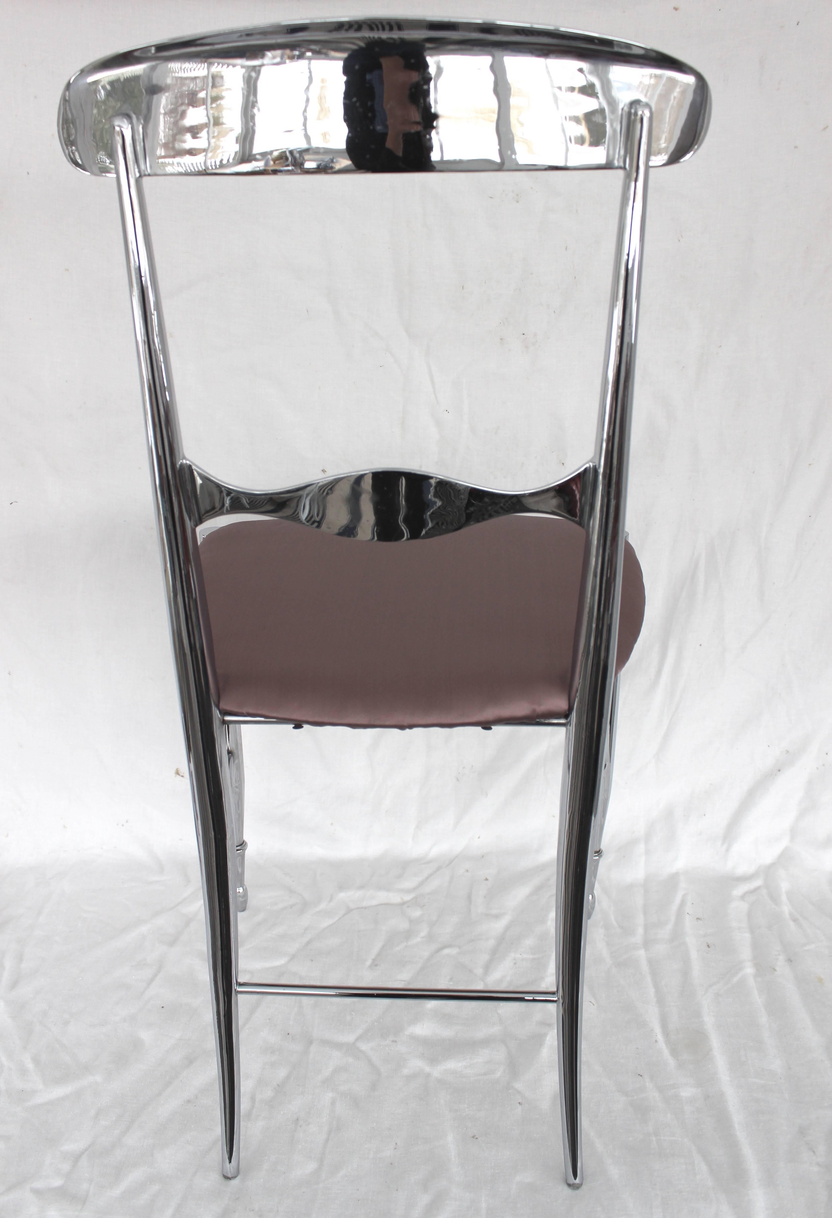 Italian Nickeled Chiavari Chair 1