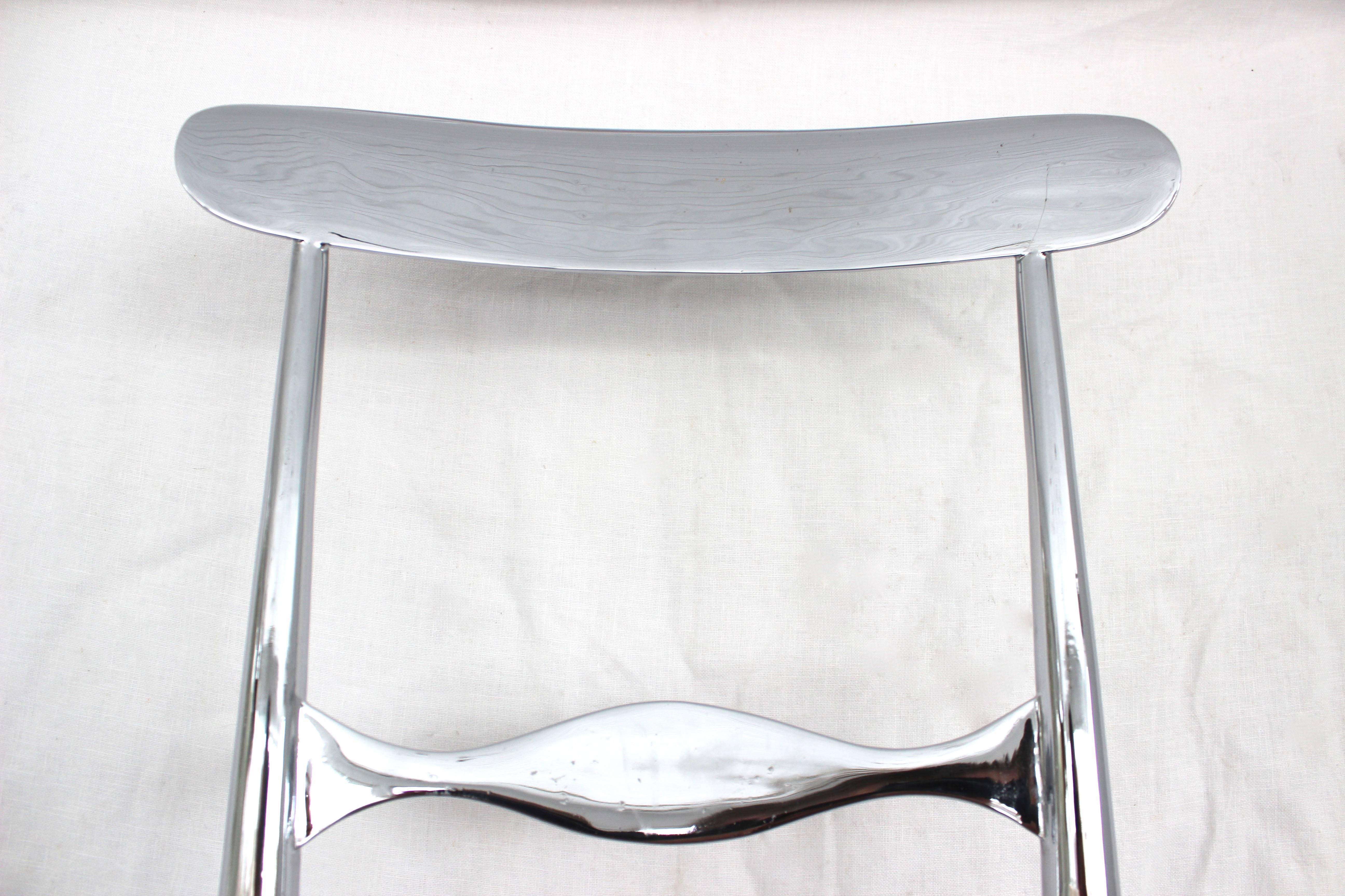 Italian Nickeled Chiavari Chair 3