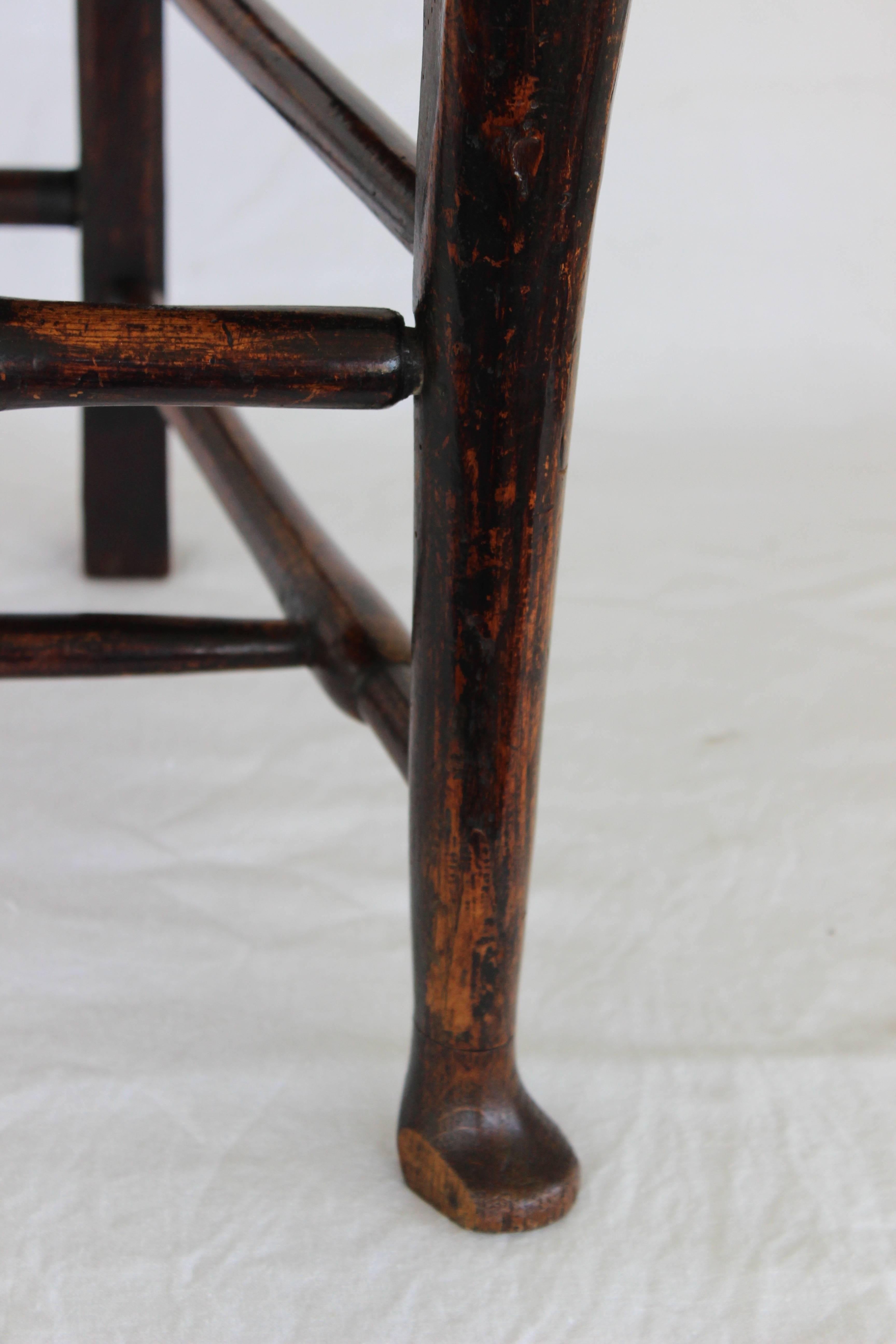 18th Century English Spindle Back Armchair 2