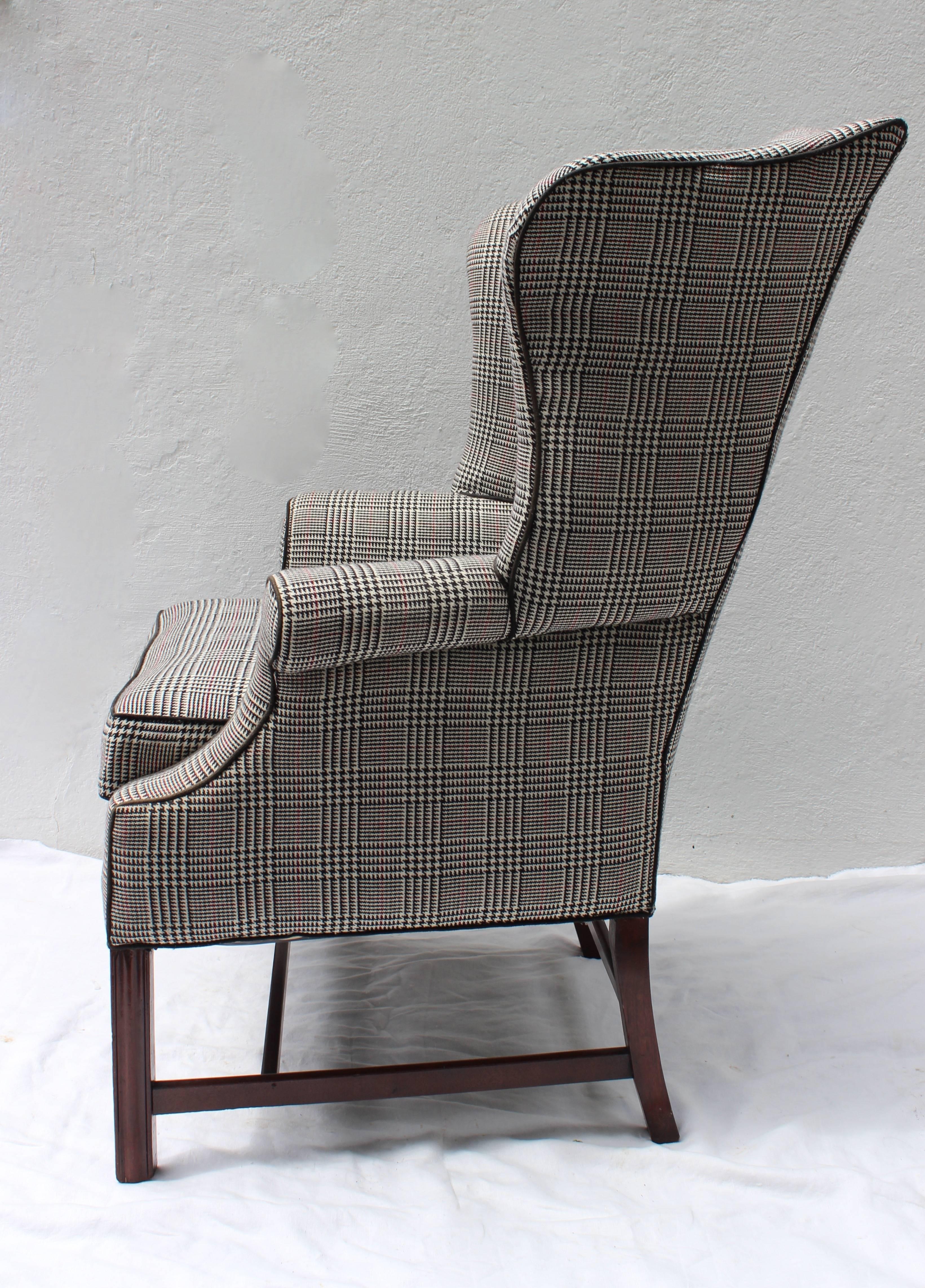 chippendale wingback chairs