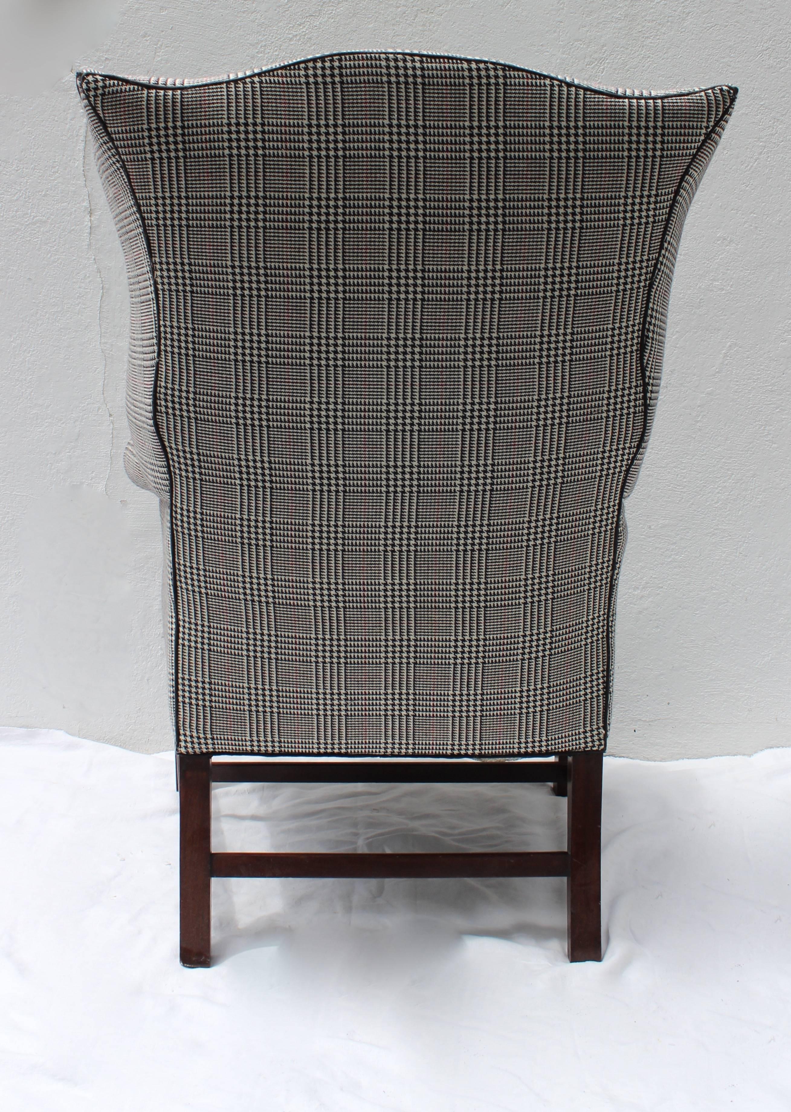 chippendale wing chair