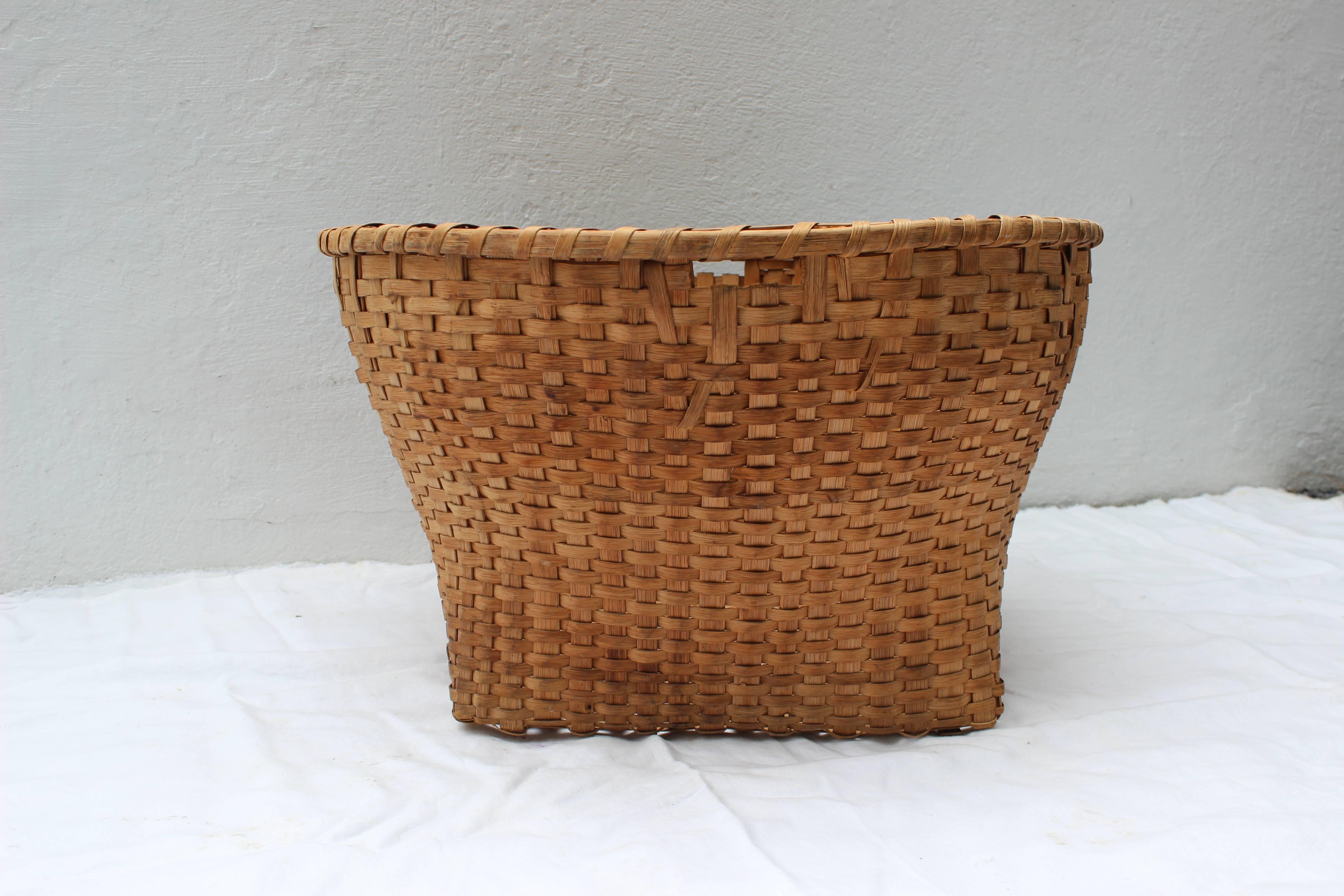 Large 19th century basket.