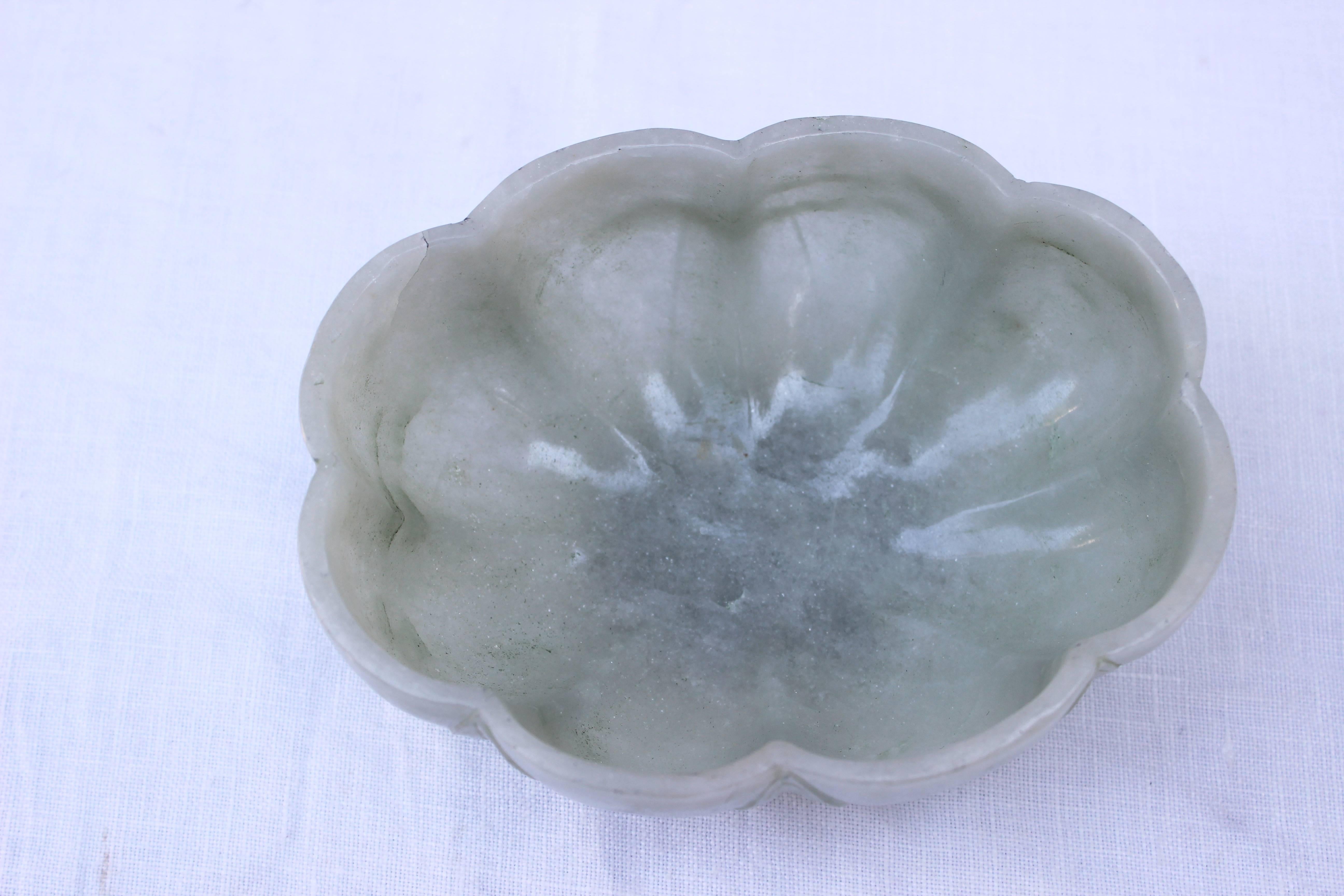 Stone Chinese Jadeite Hardstone Bowl  For Sale