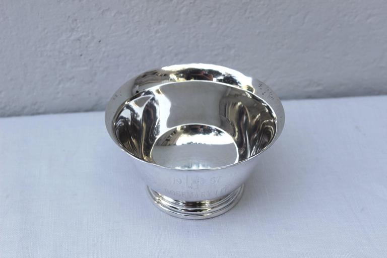 Reproduction Of Paul Revere Sterling Silver Bowl For Sale At 1stdibs