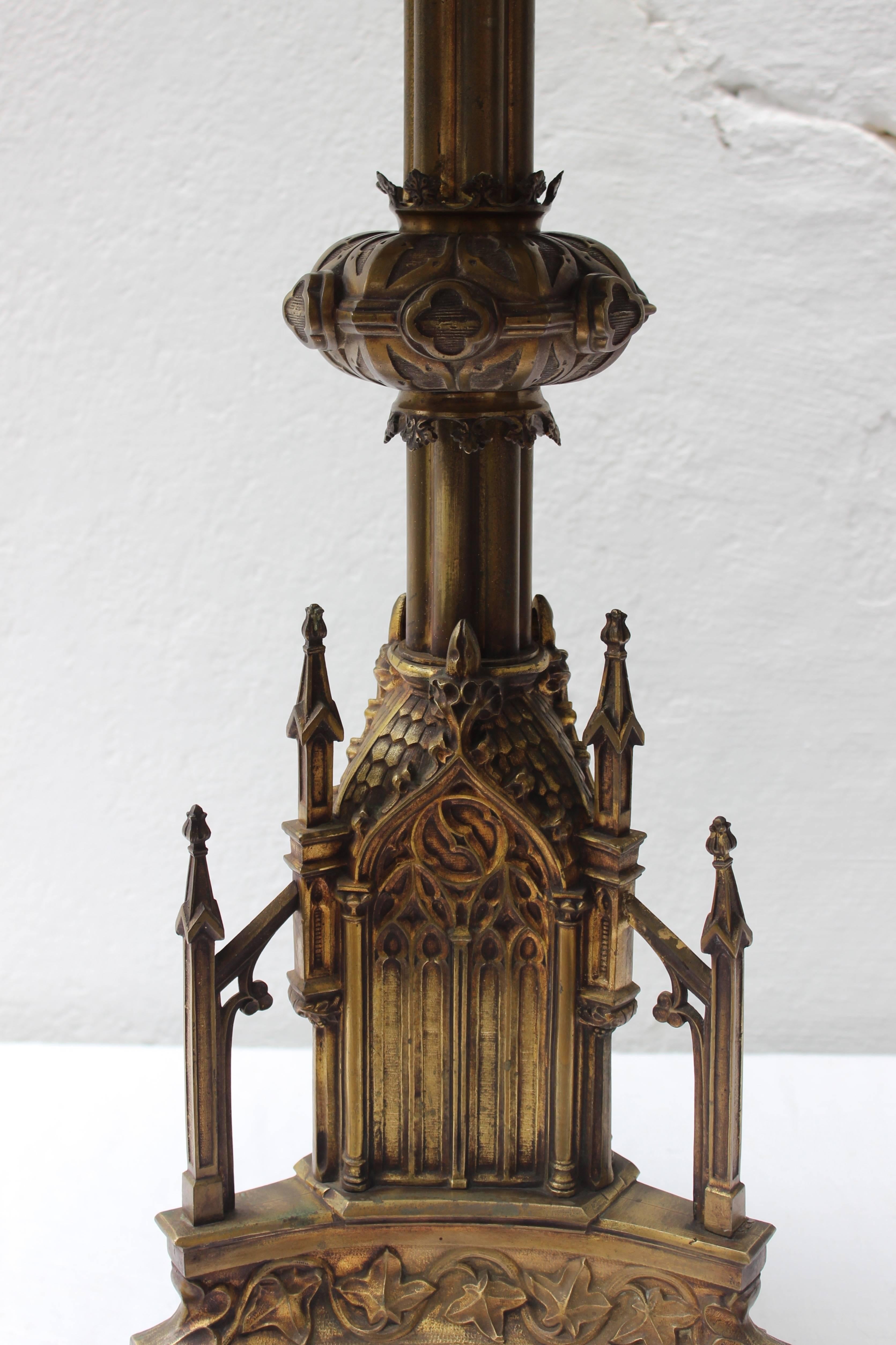 19th Century Bronze and Marble Table 1