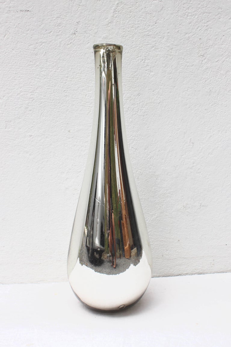 Large Mercury Glass Vase at 1stDibs mercury glass teardrop vase, large mercury vase, mercury