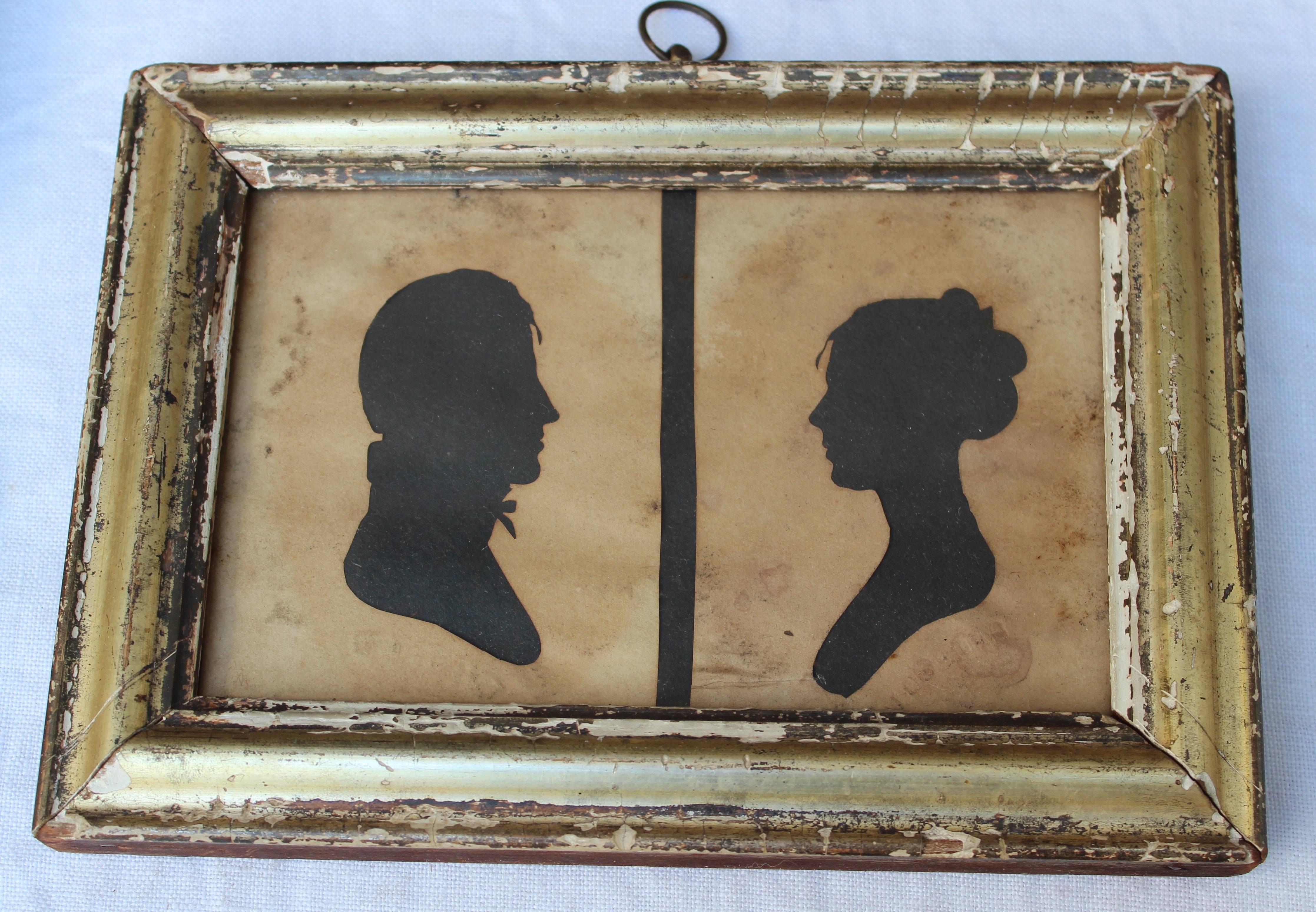 Collection of Nine Antique Silhouettes  2