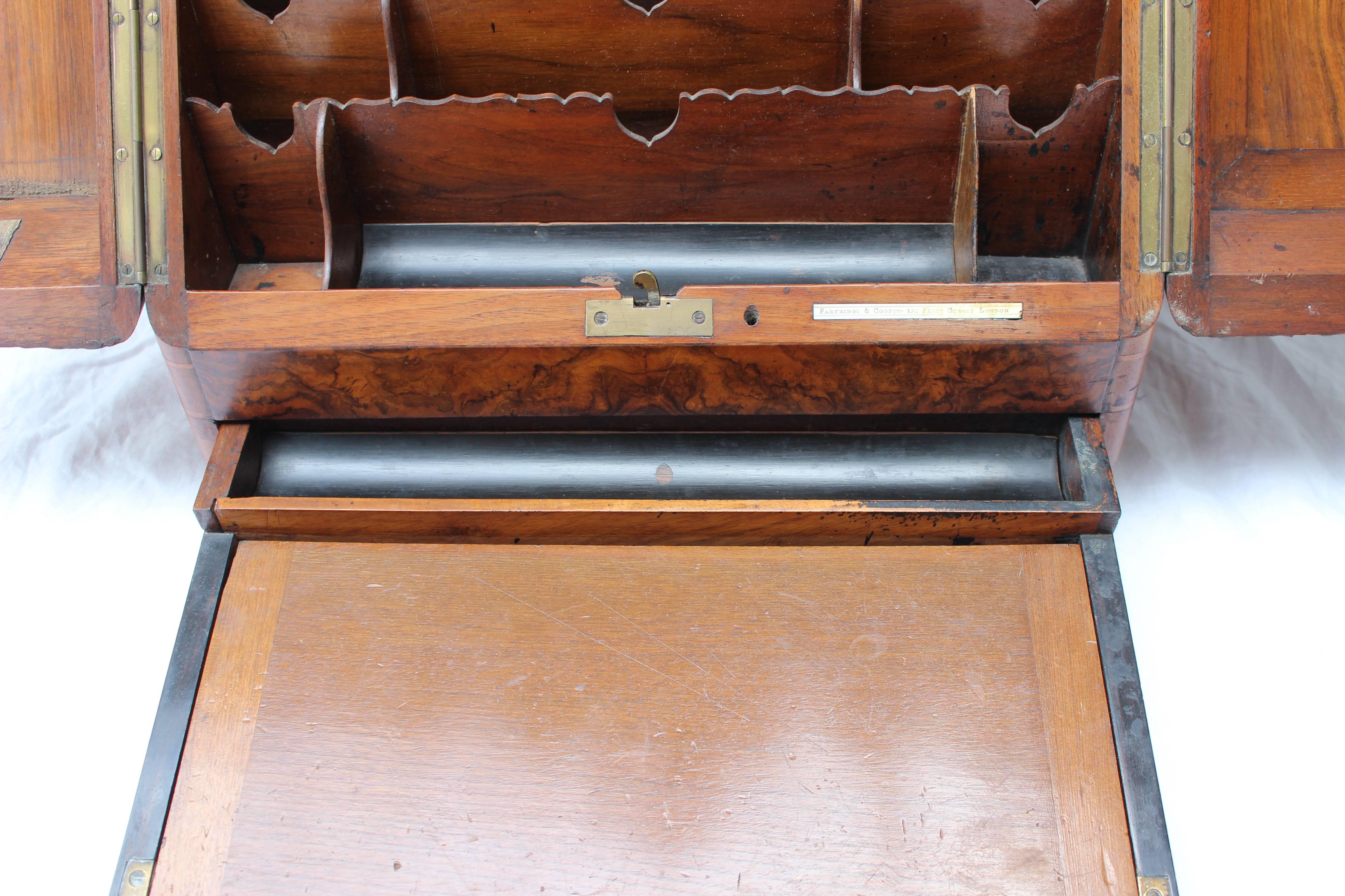 19th Century English Partridge and Cooper Lap Desk 3