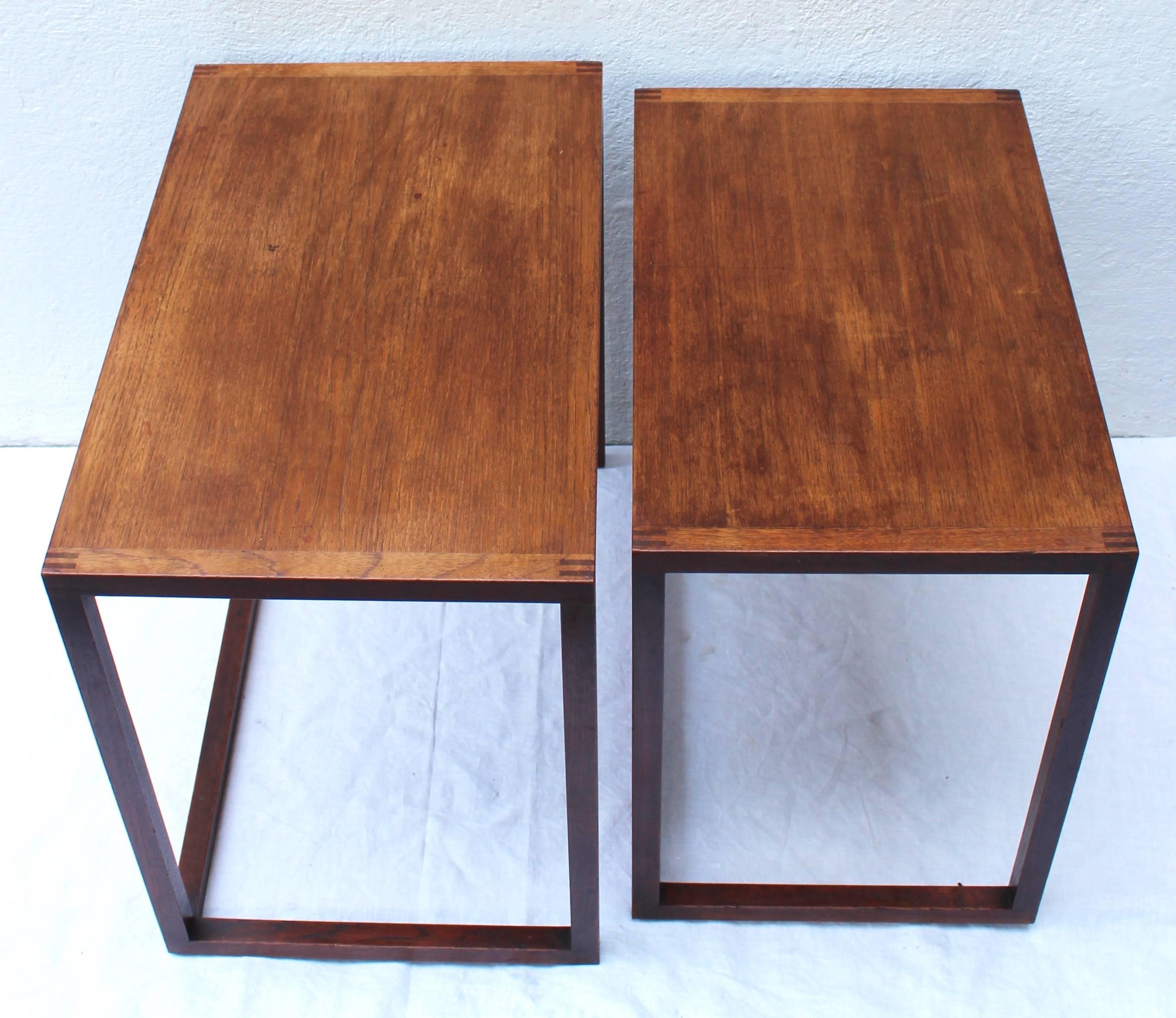 20th Century Set of Two Swedish Nesting Tables by Karl Erik Ekselius