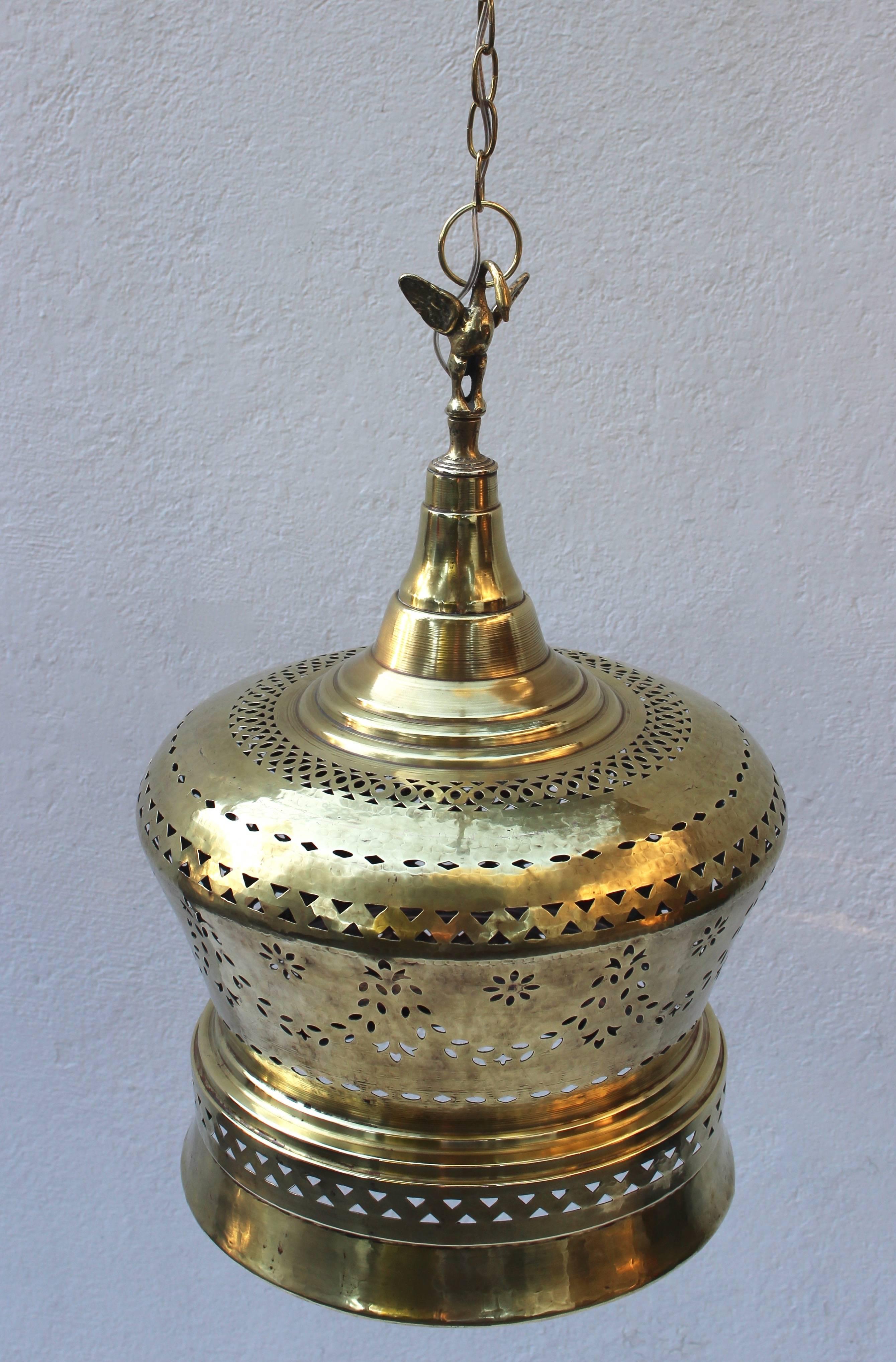 moroccan brass pendant light