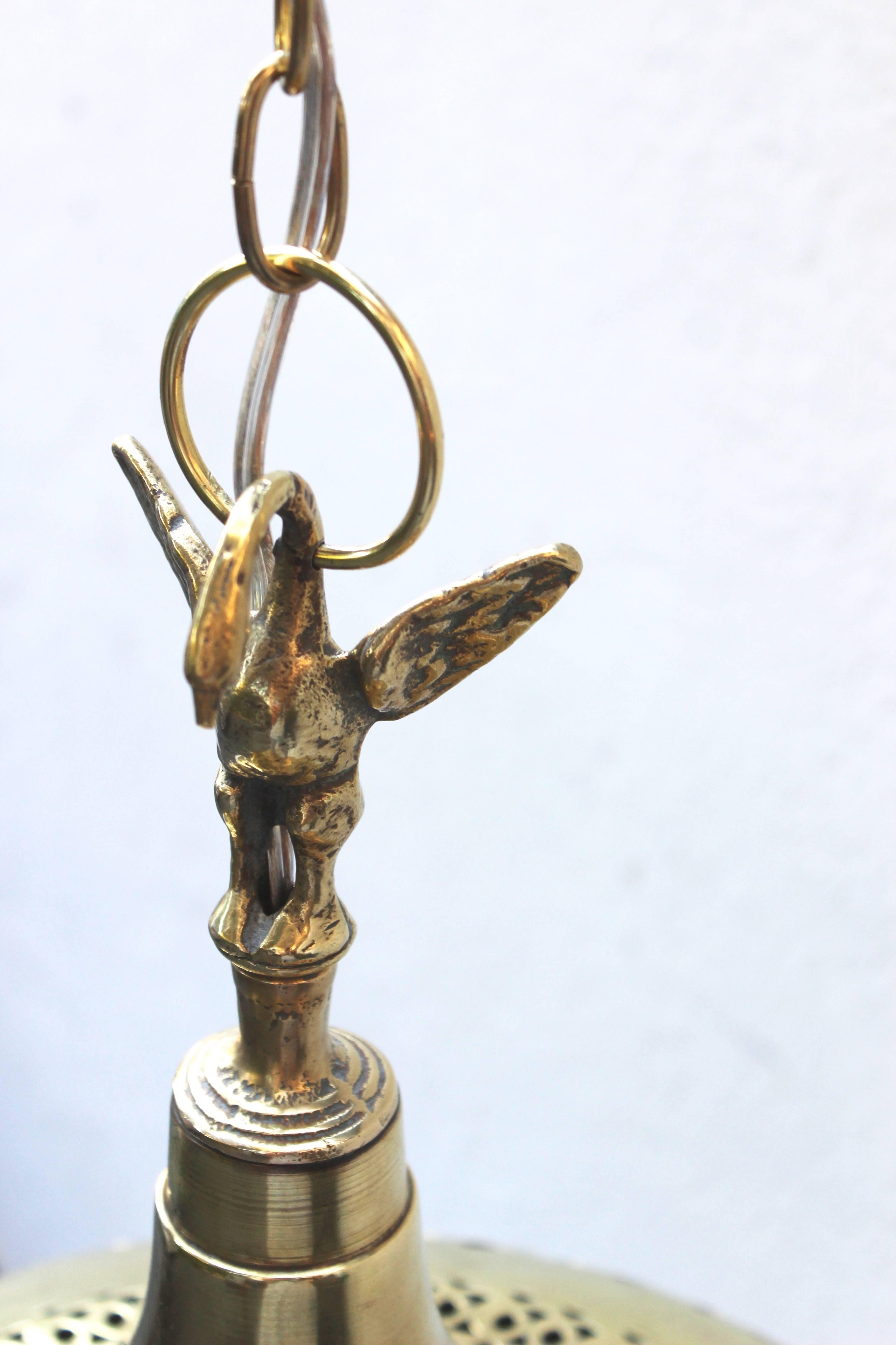 20th Century Moroccan Brass Light Pendant