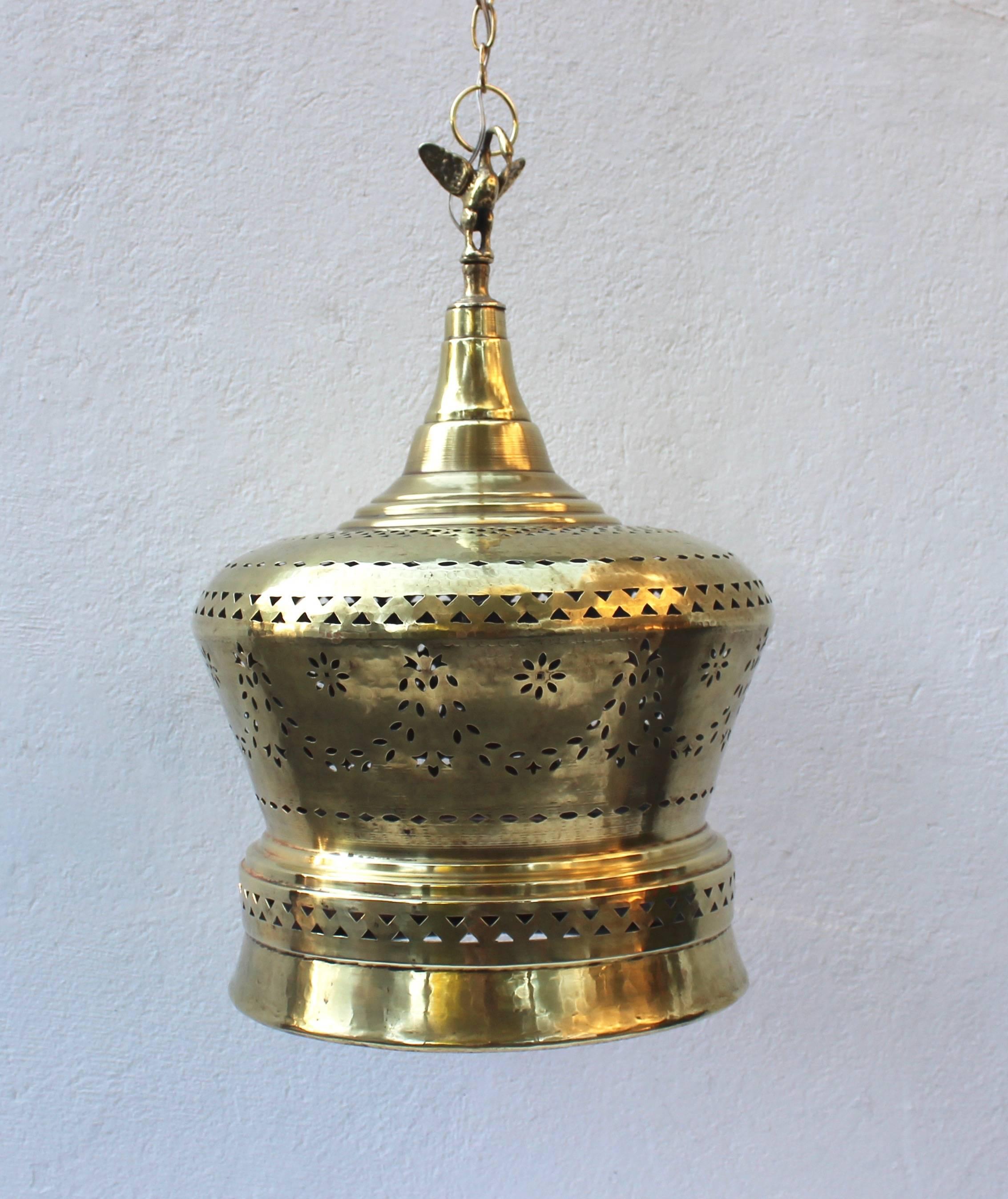 Moroccan Brass Light Pendant 3