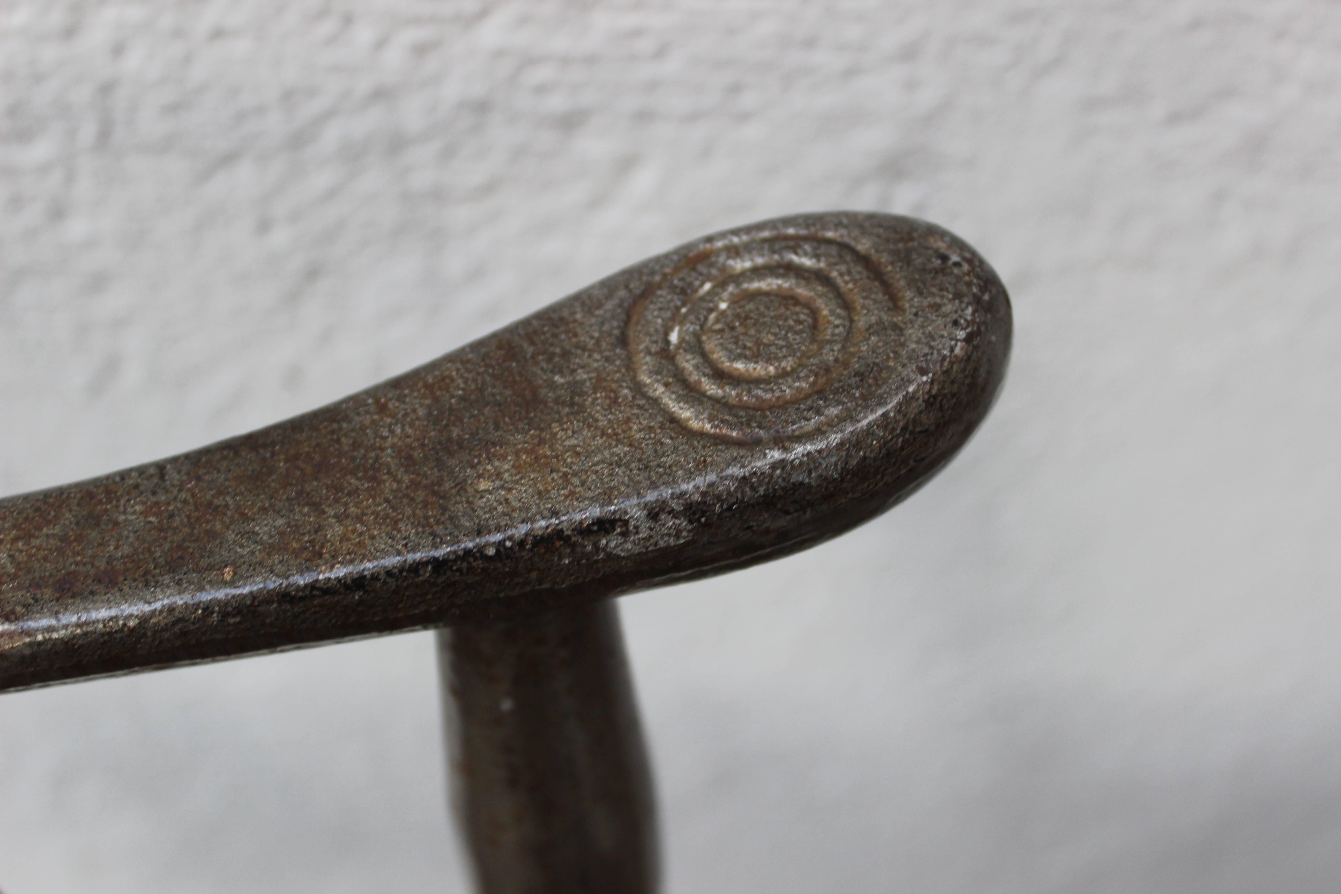 Set of Four Metal Windsor Chairs 1