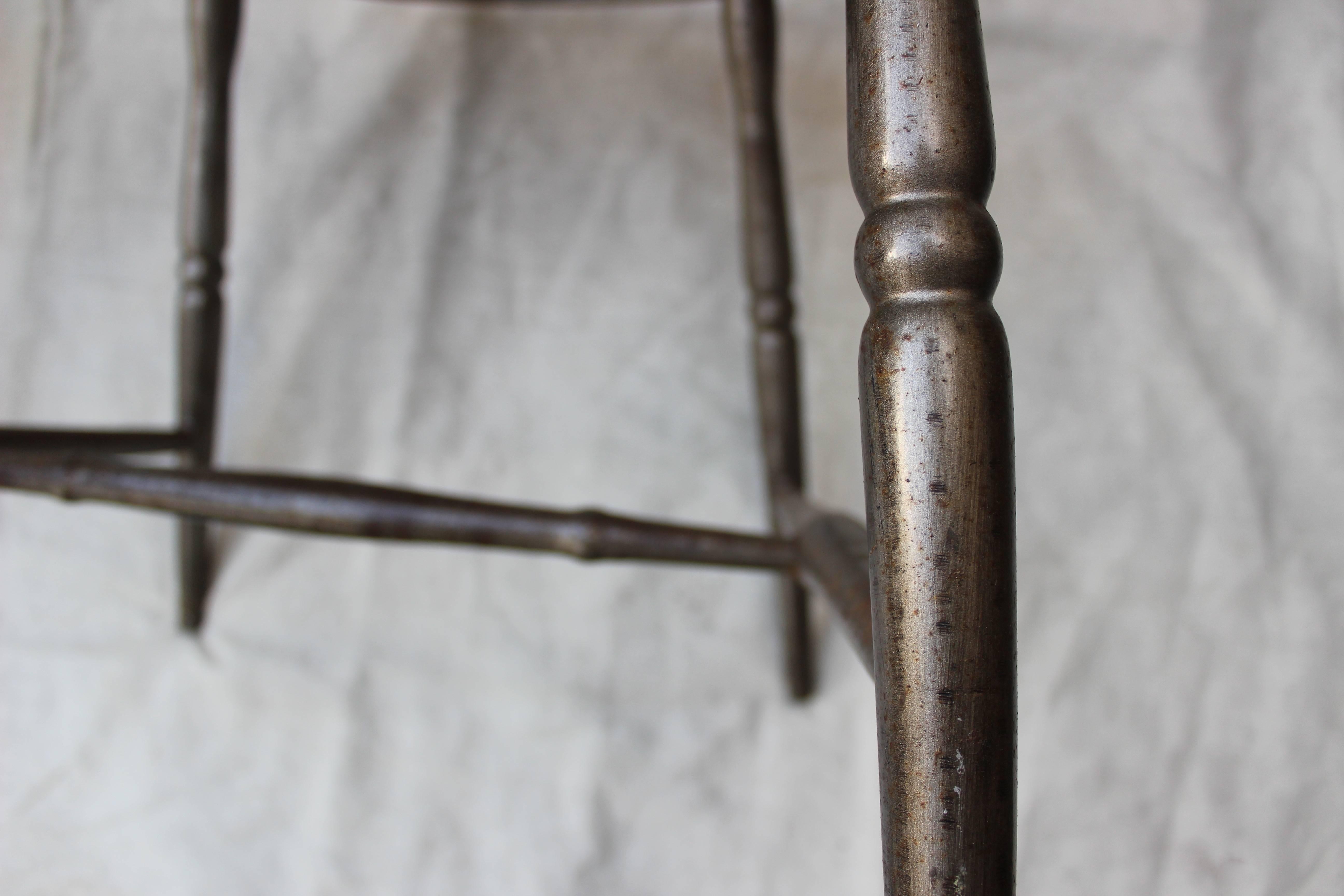 Set of Four Metal Windsor Chairs 2