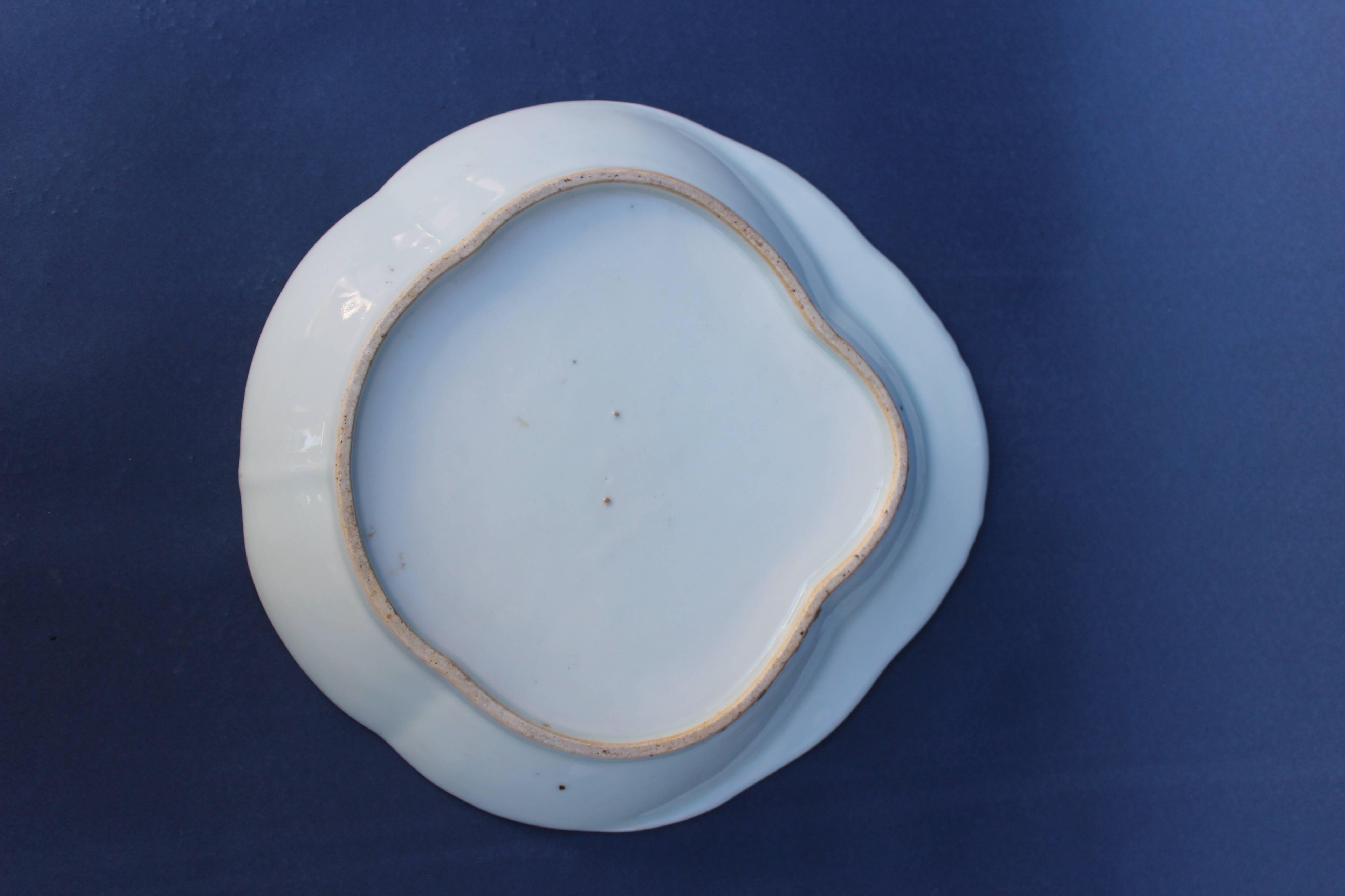 Chinese Blue and White Canton Dish 1