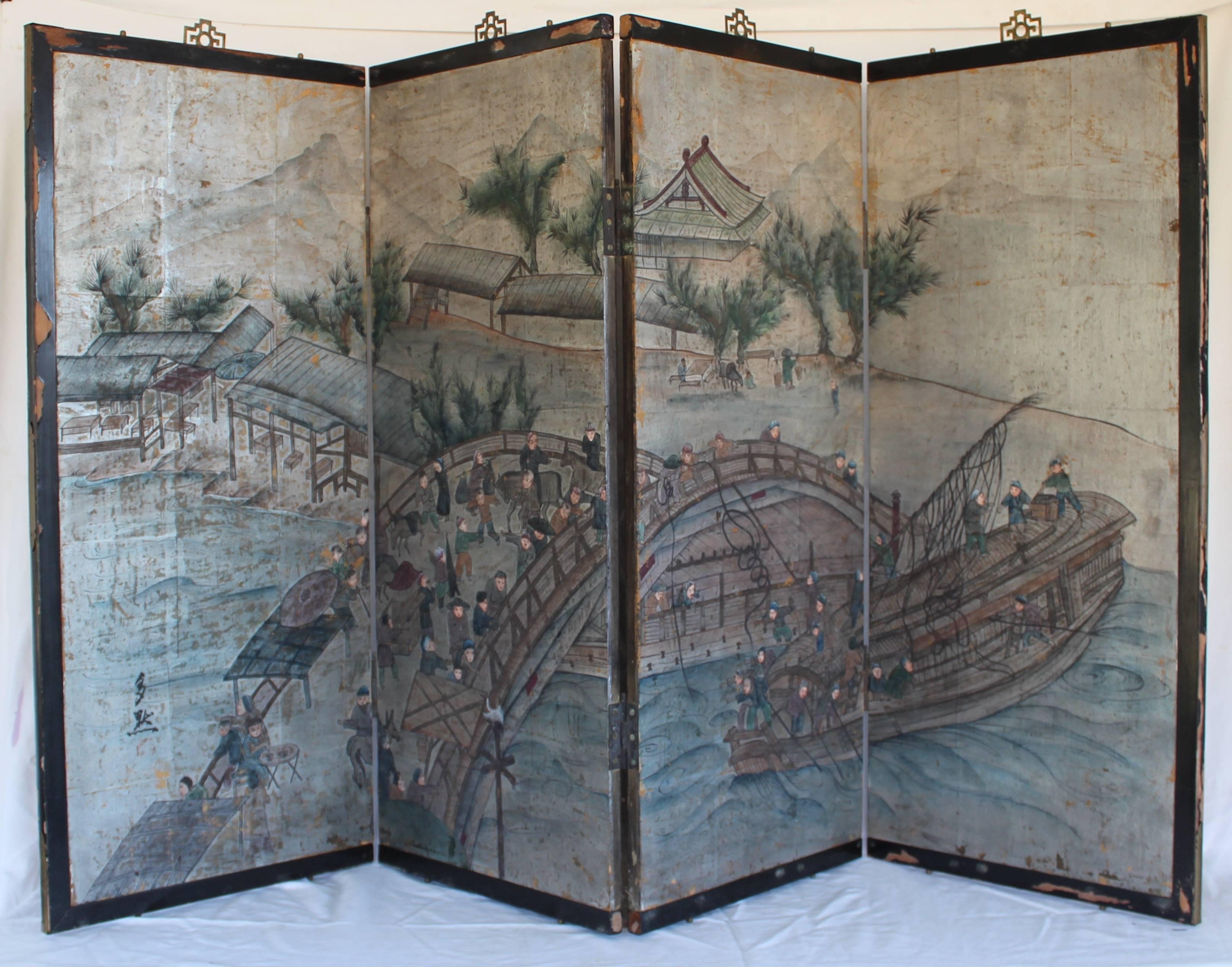 Chinese Watercolor Screen 5