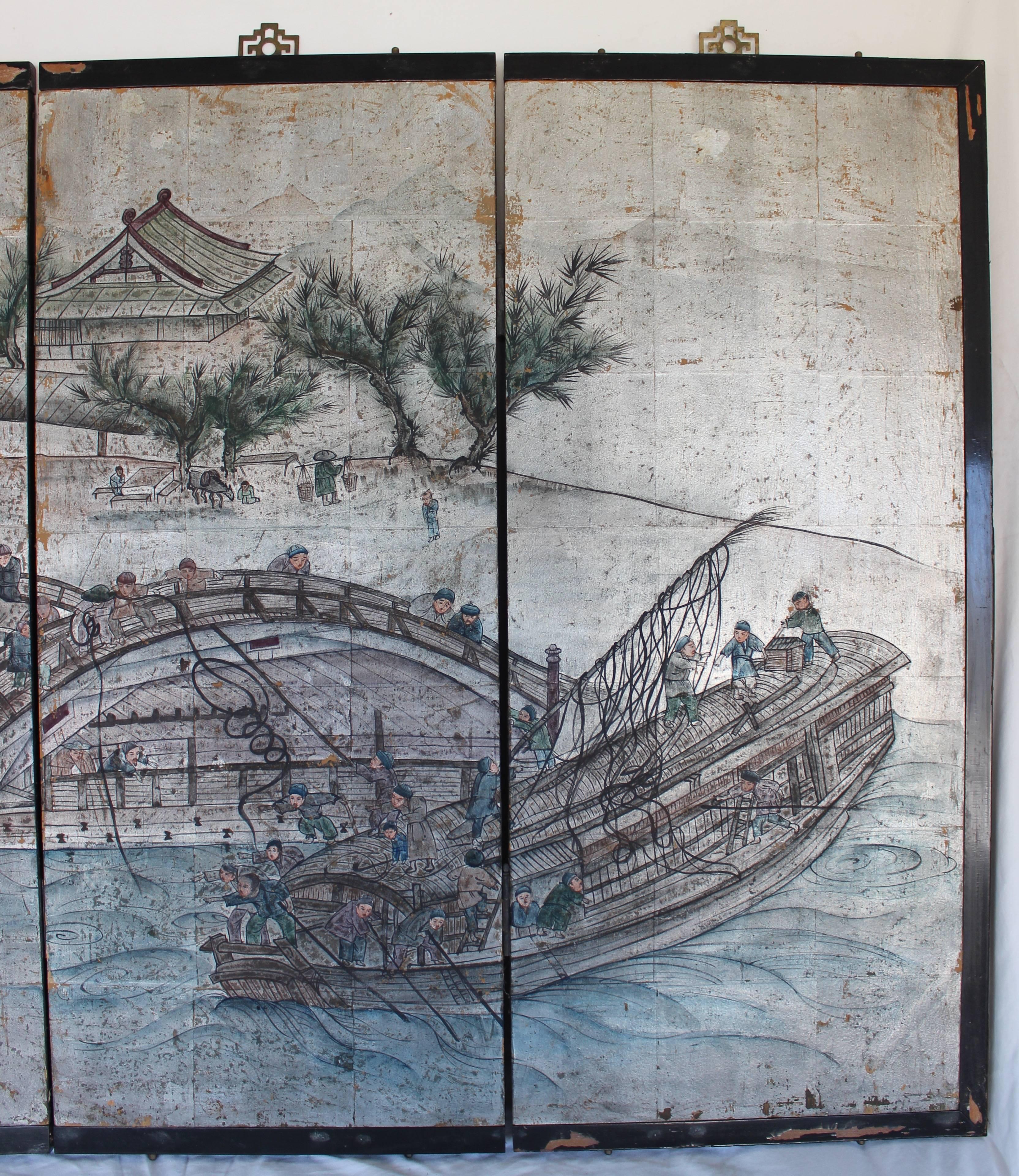 Chinese Watercolor Screen 1