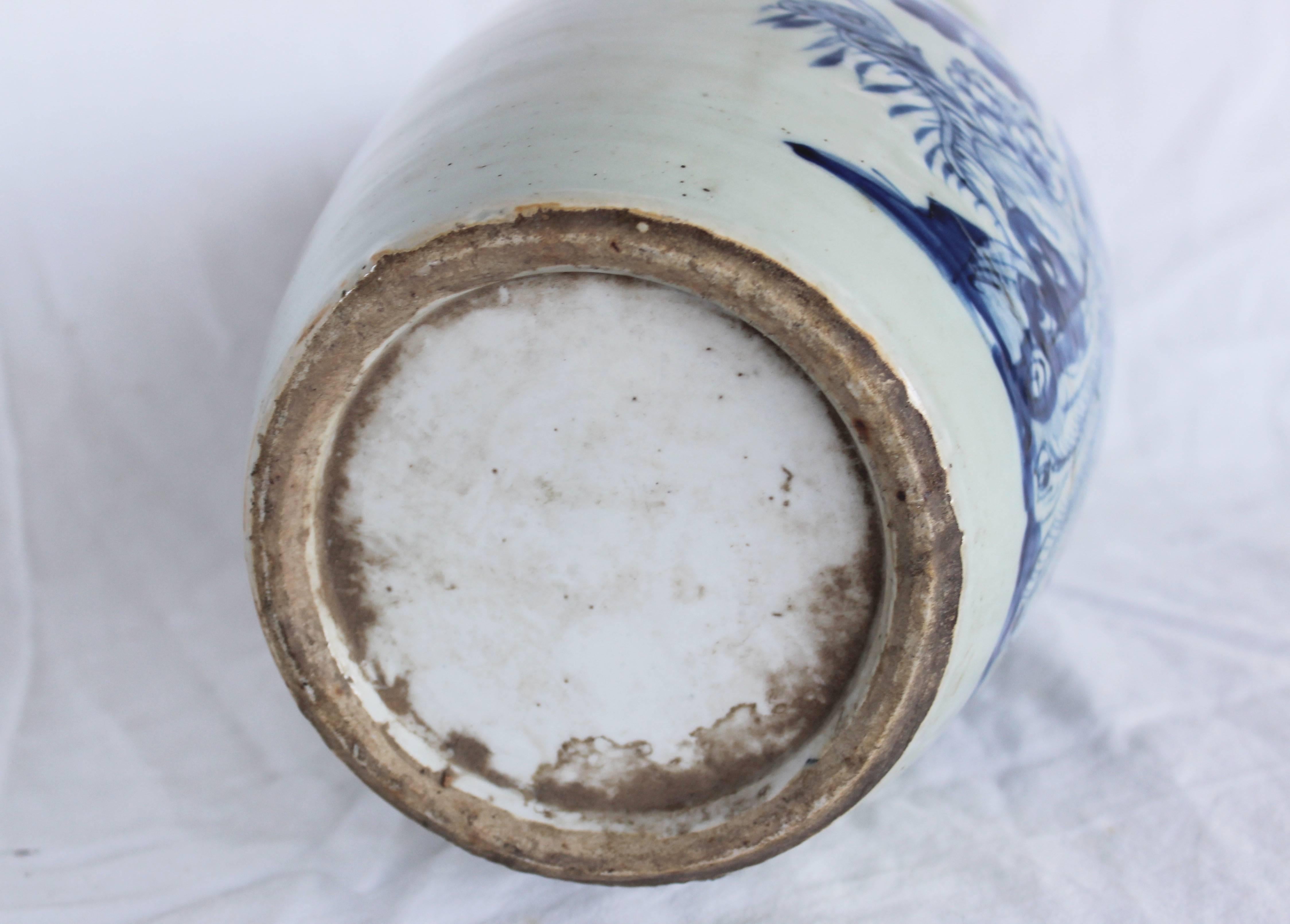 Chinese Blue and White Ceramic Vase 3