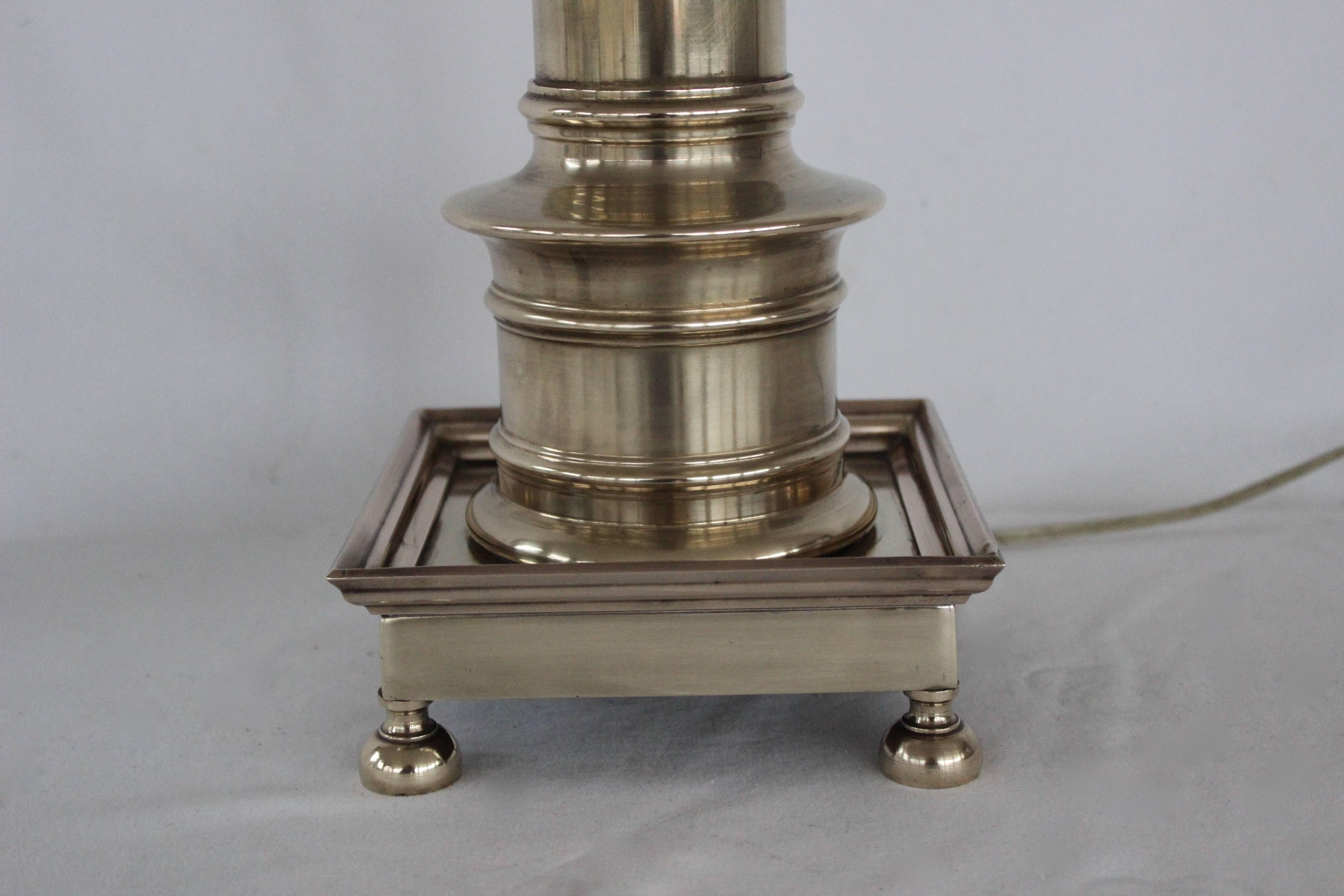 Brass Table Lamp For Sale 1