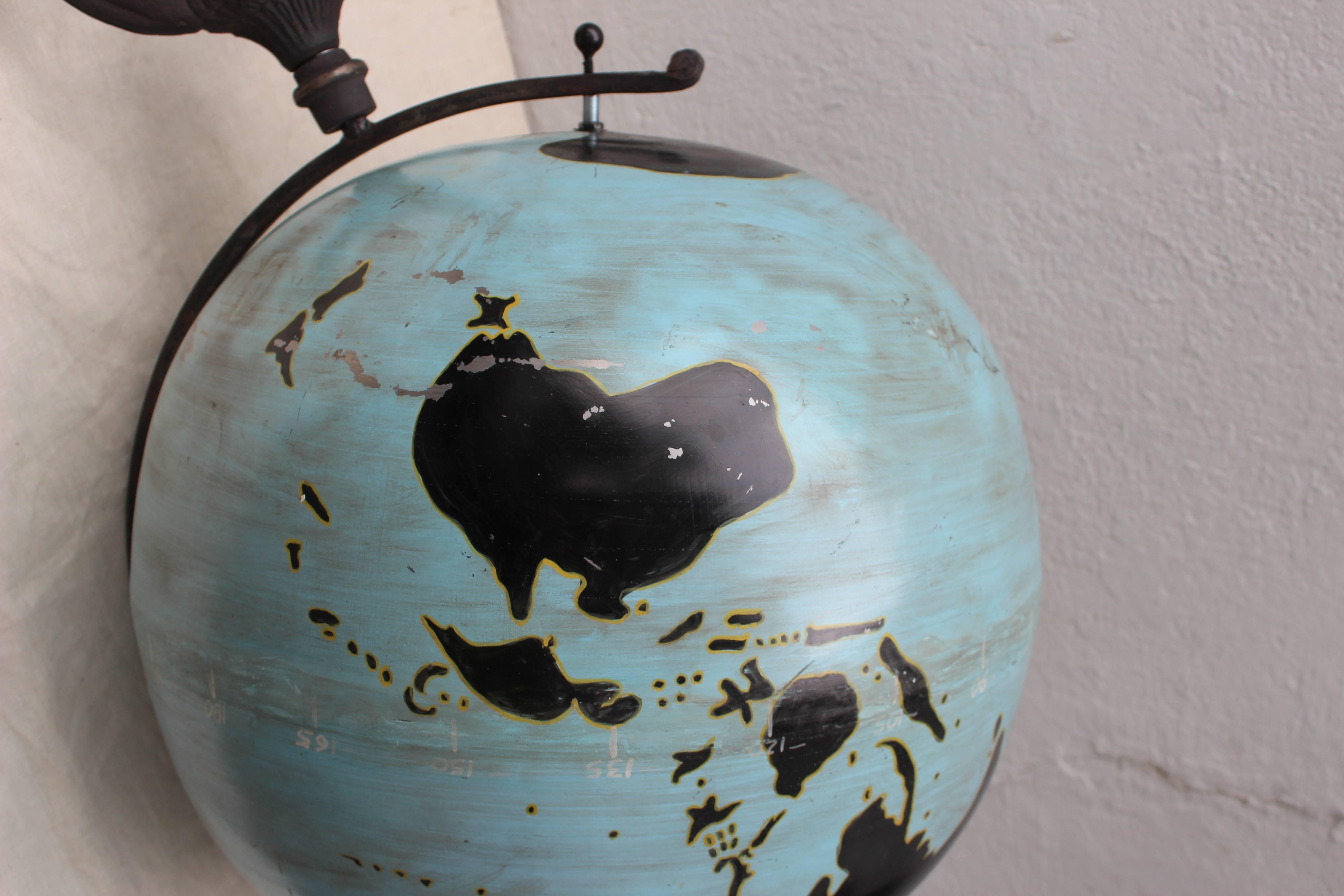 Oversize Painted Globe 4