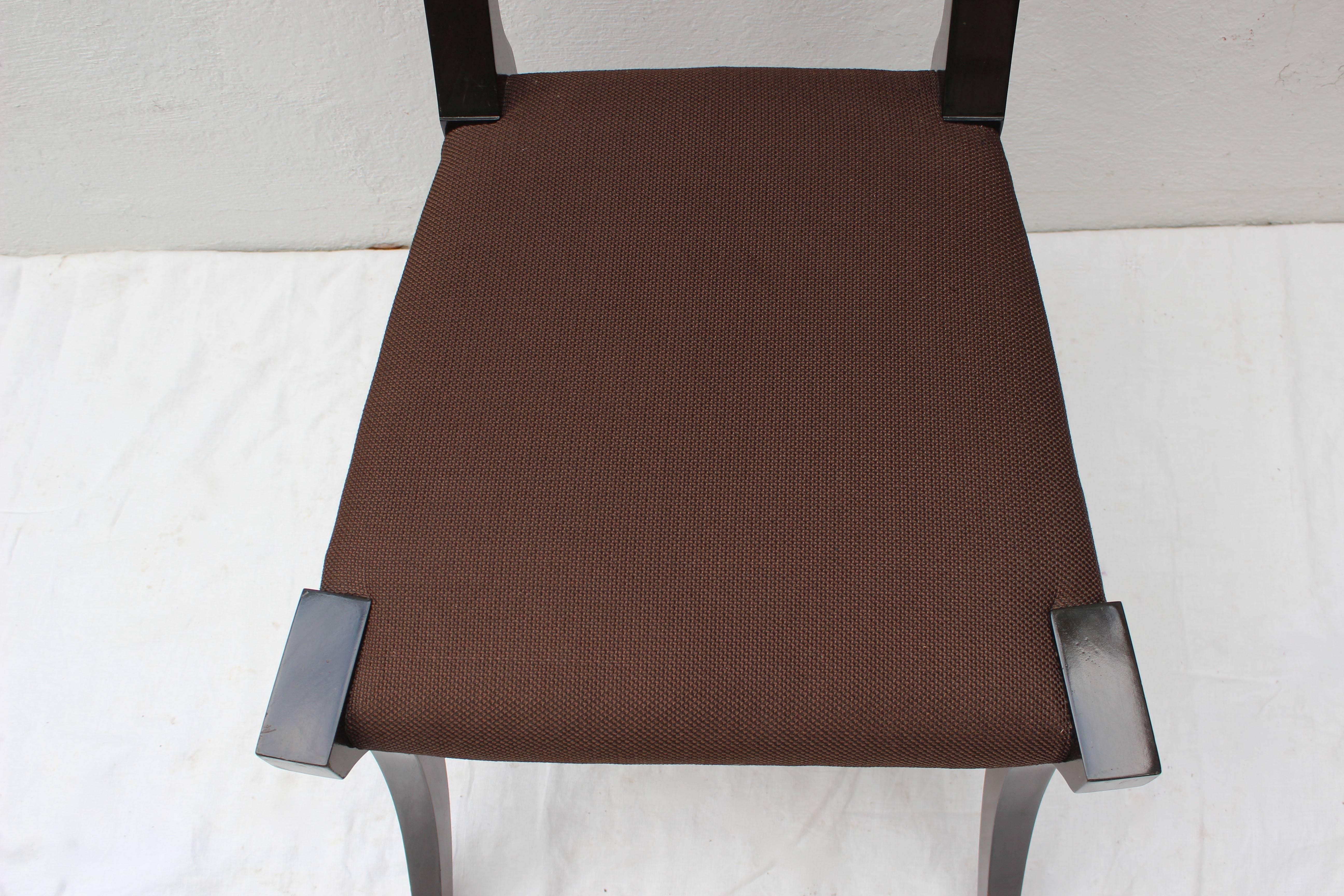 American Klismos Style Chair For Sale